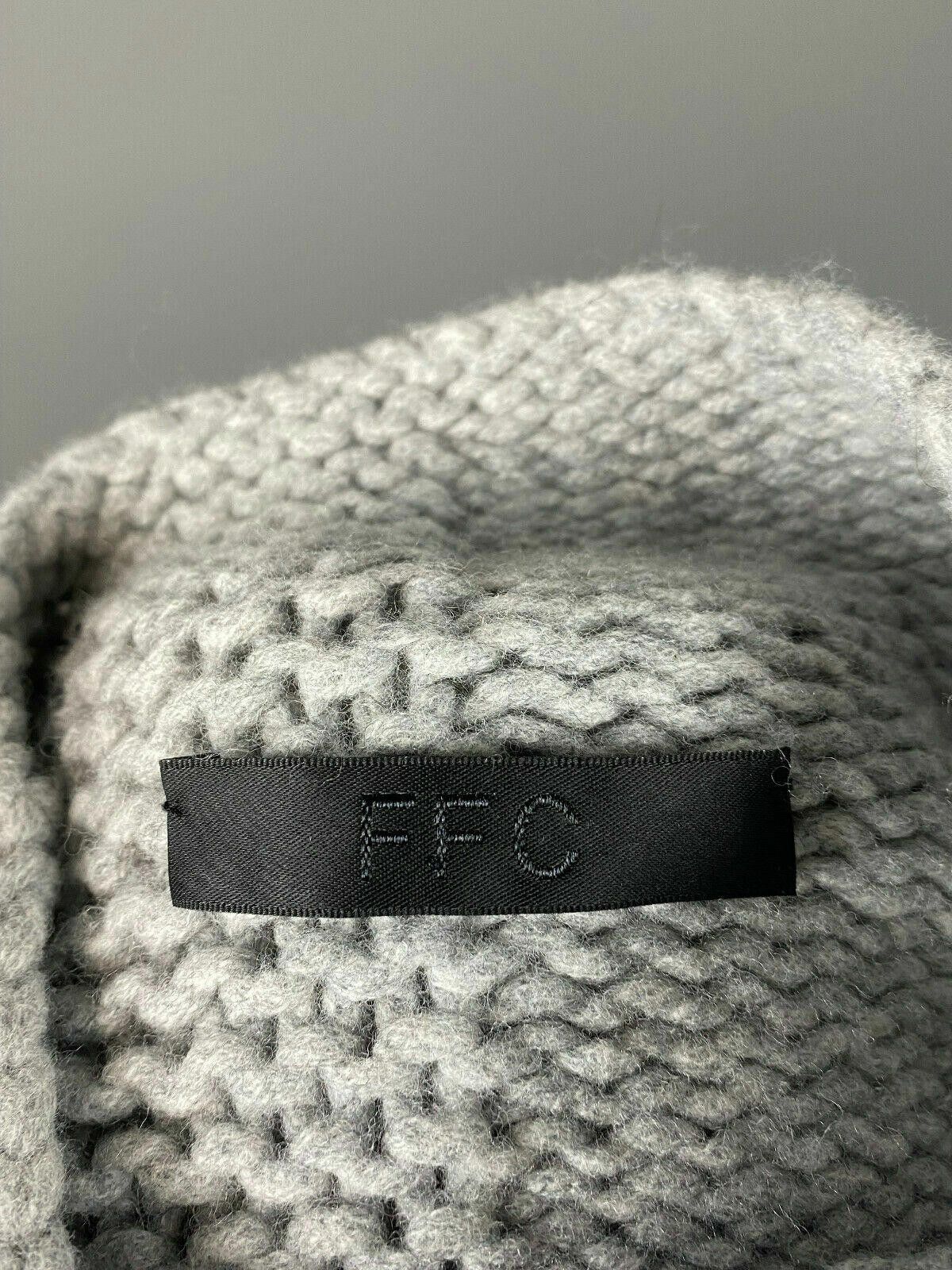 Designer Ladies FFC Grey Oversized Chunky Knit Wool Sweater Size S Size S / US 4 / IT 40 - 8 Thumbnail
