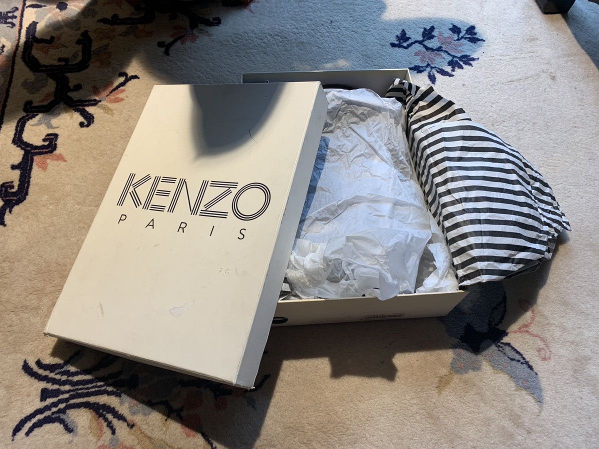 Kenzo 2.2K Kenzo (40/10us) marble print leather booties platforms Size US 10 / IT 40 - 8 Thumbnail