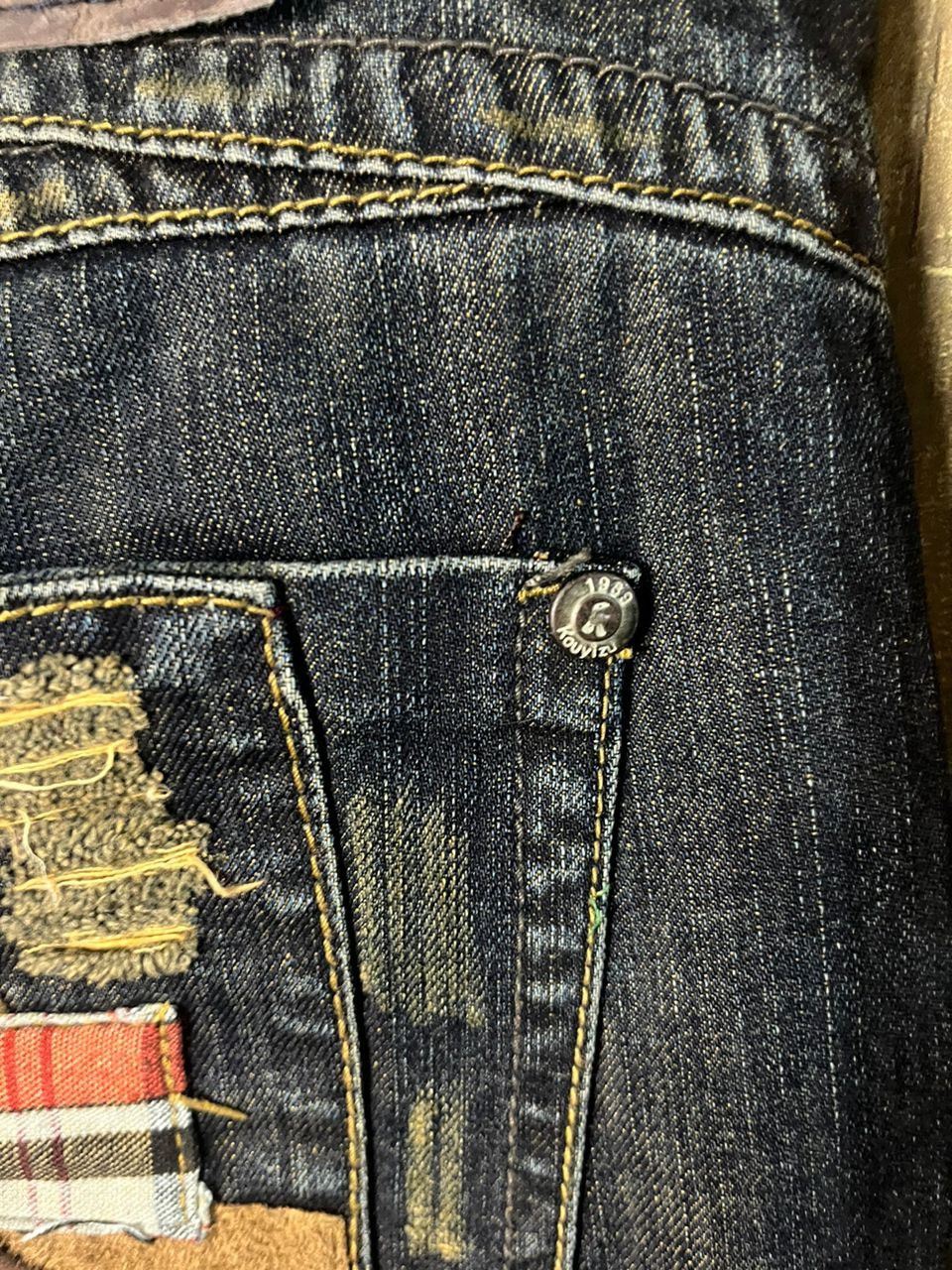 Japanese Brand × Vintage Vintage TSL Japan Distressed Jeans Kapital Numbernine Style Size US 36 / EU 52 - 3 Thumbnail