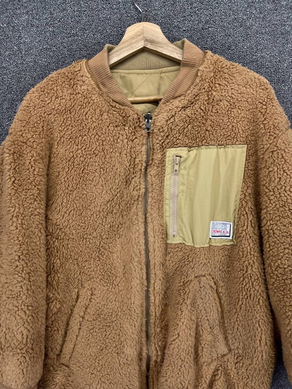 Japanese Brand Vintage Rodeo Crown Spellout Rare Reversible Hooded Jacket Size US L / EU 52-54 / 3 - 12 Thumbnail
