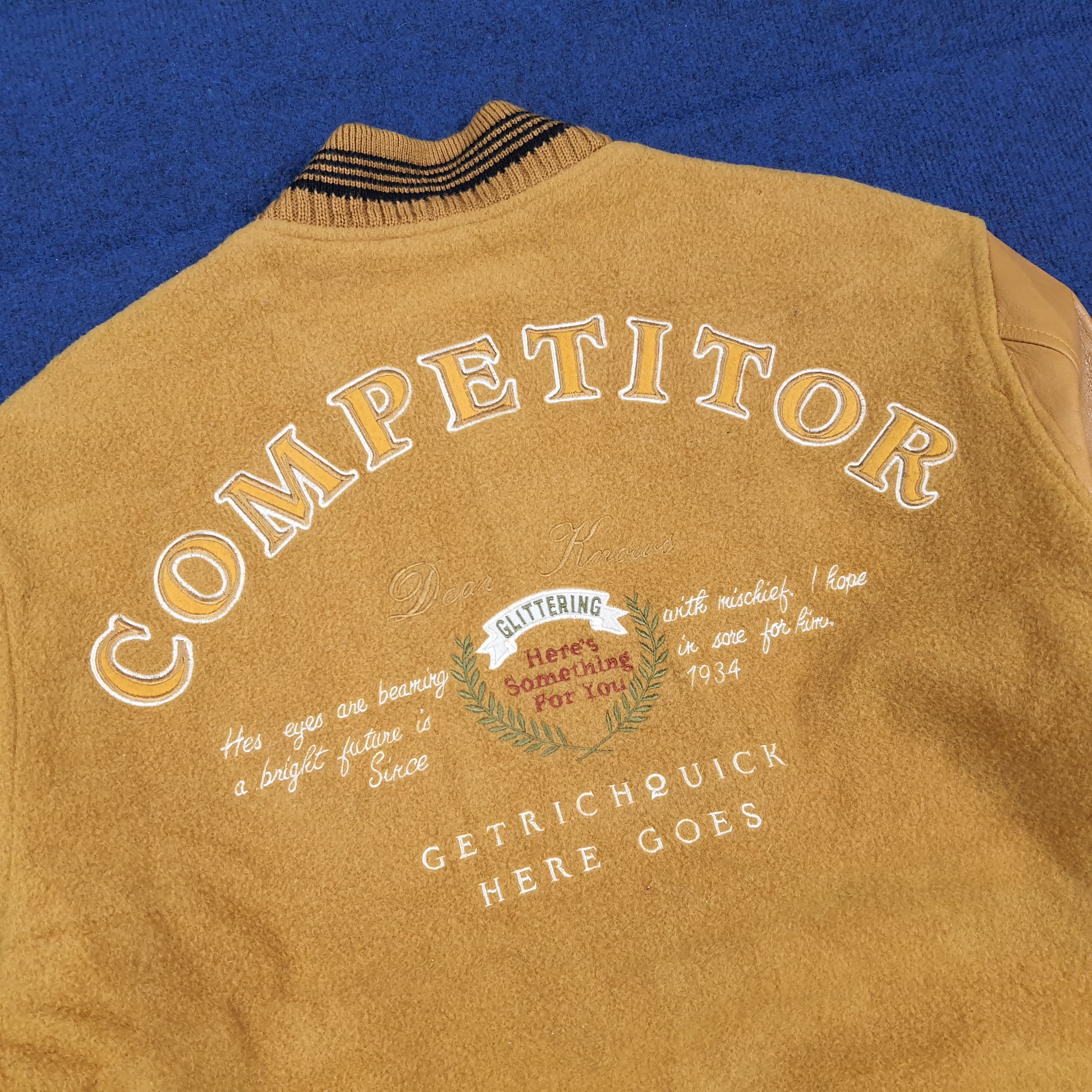 Vintage Rare Vintage 90s Mac Hope Leather Ivy Varsity Jacket Size US M / EU 48-50 / 2 - 2 Thumbnail