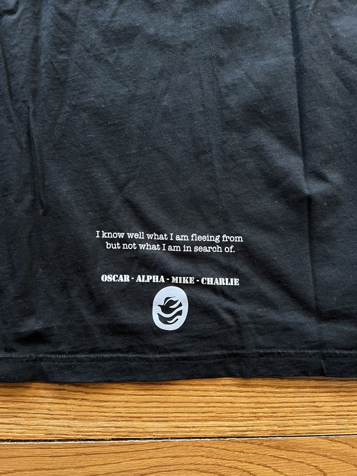 OAMC OAMC Mach Theater Dove Painting T Shirt Black size L Size US L / EU 52-54 / 3 - 8 Thumbnail