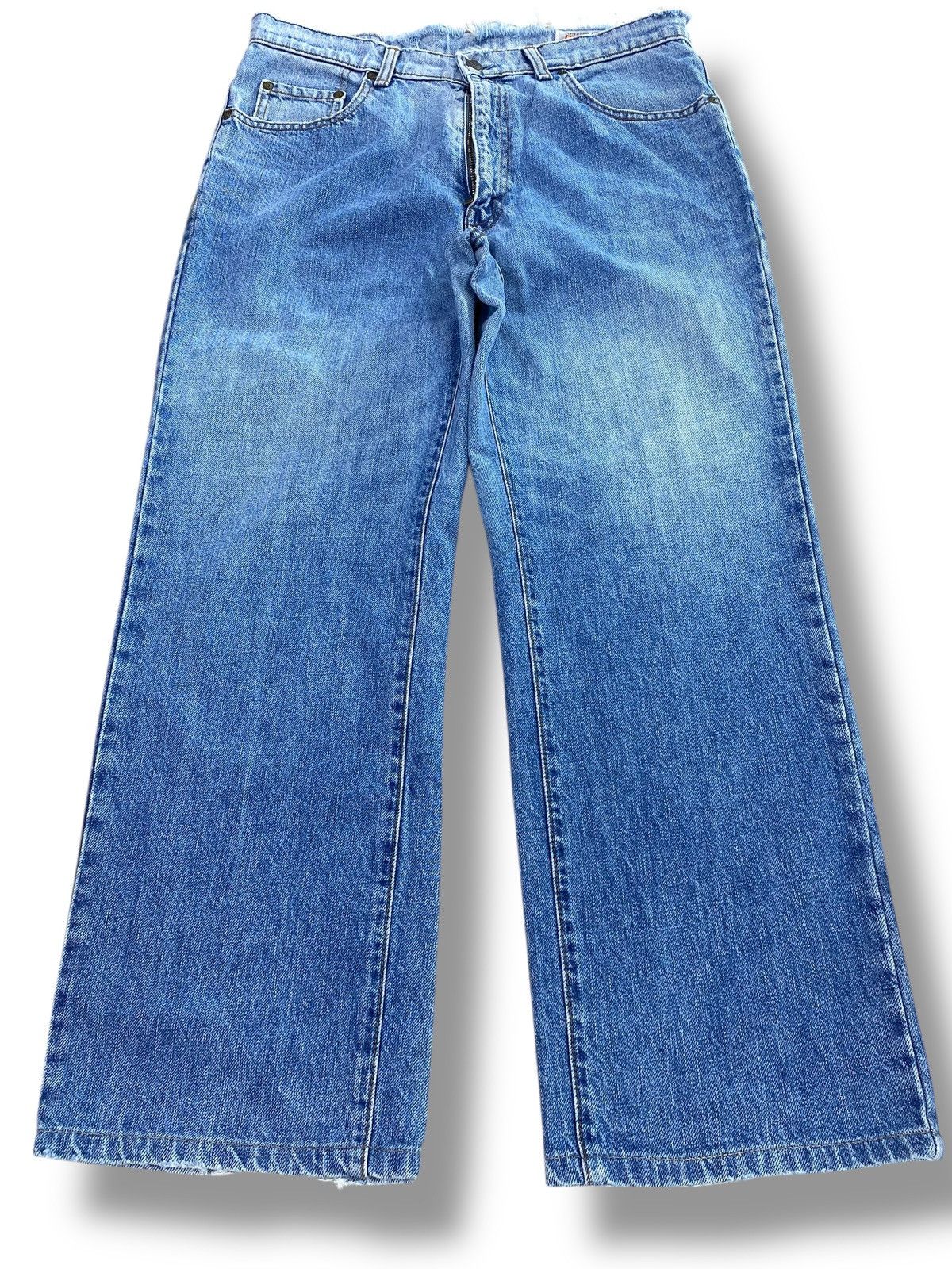Big John Asid Blue Wash Style Loose Jean