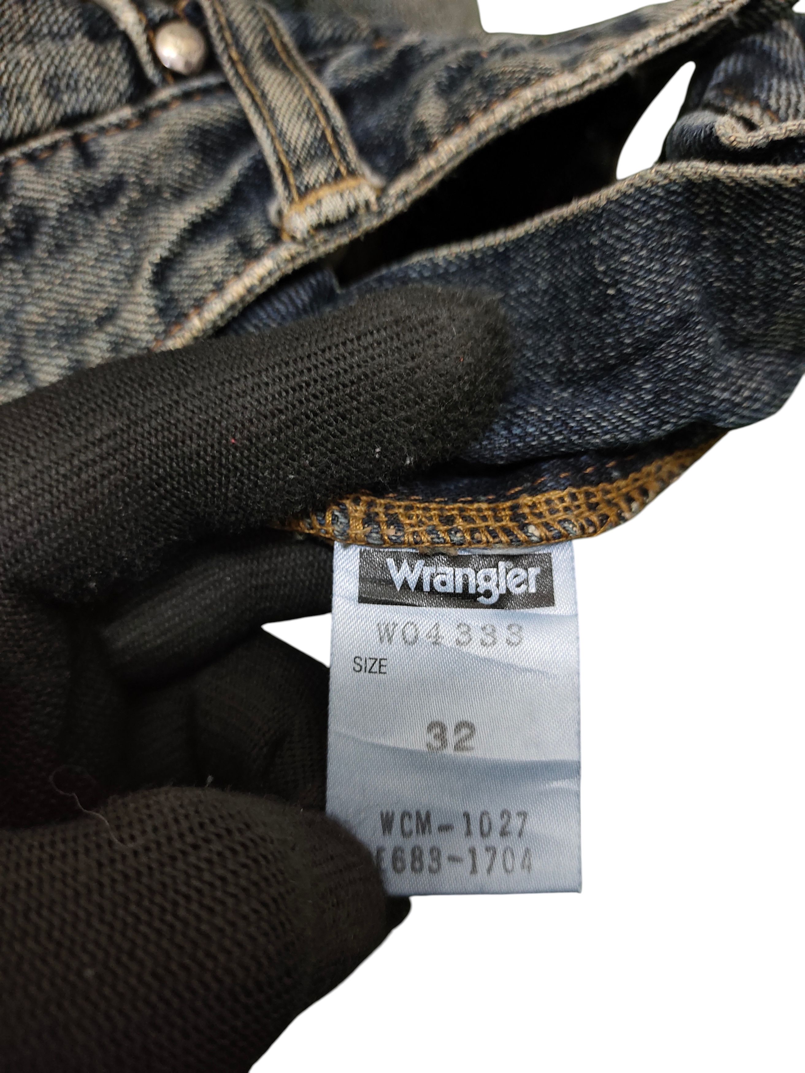 Comme des Garcons × Undercover Vintage Wrangler Japan Clawmark Distress Faded Denim Jeans Size US 32 / EU 48 - 12 Thumbnail