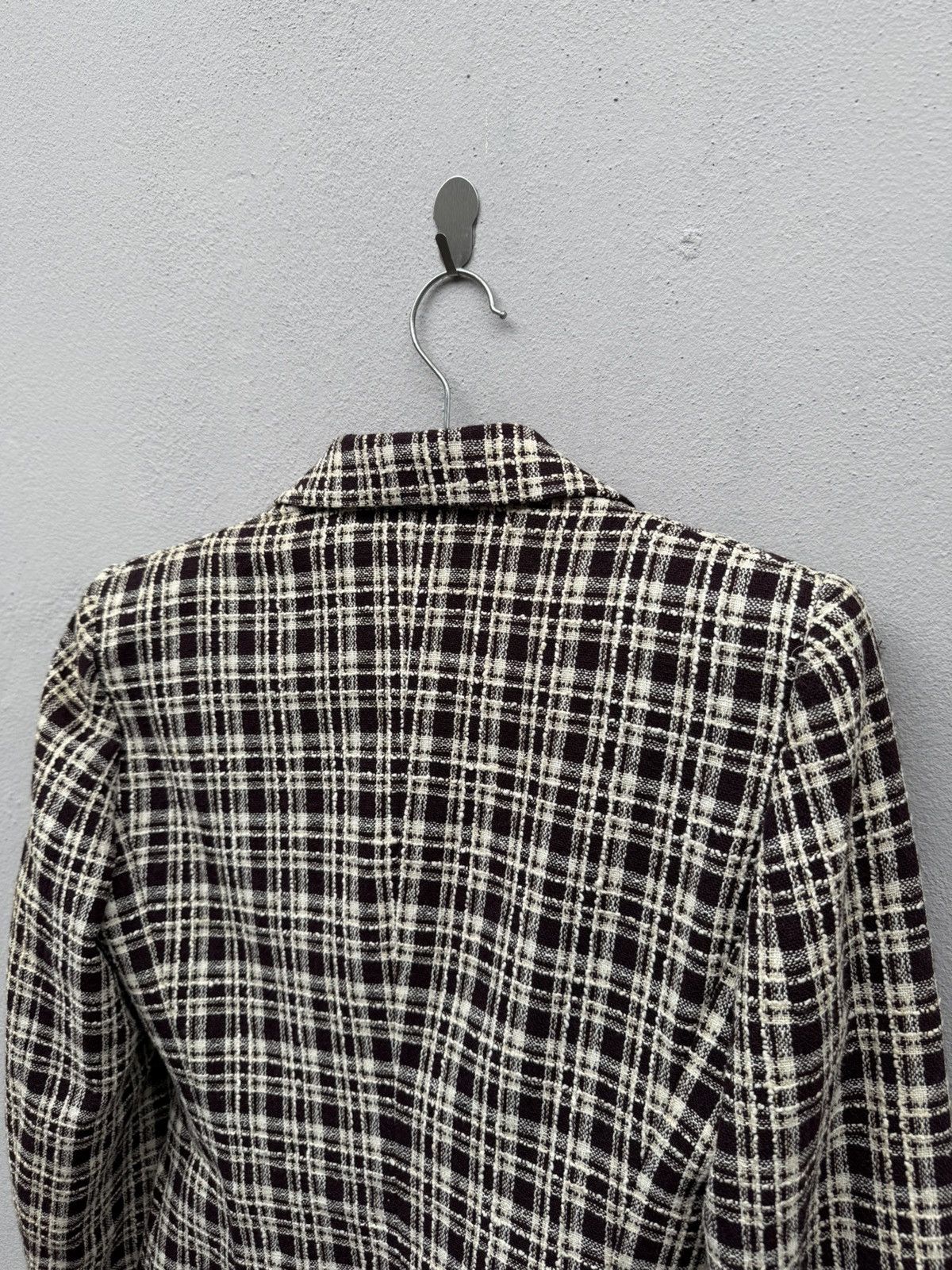 Valentino VALENTINO Double Collar Tweed Dice 🎲 Button Blazer Jacket Size M / US 6-8 / IT 42-44 - 10 Thumbnail
