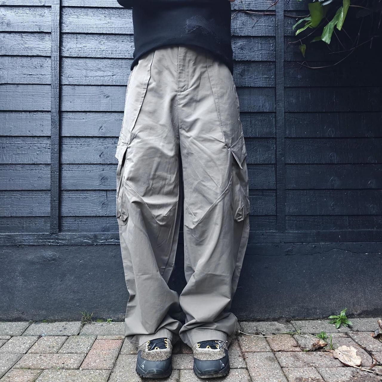 Other Japanese Khaki Fatigue Wide Leg Cargo Pants Size US 32 / EU 48 - 1 Thumbnail