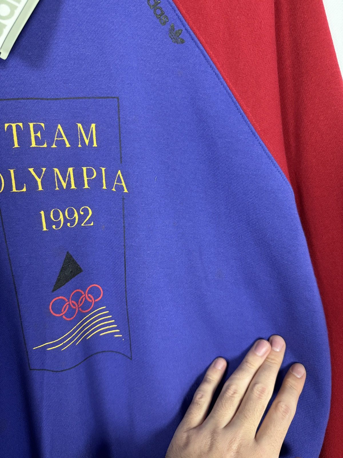 Adidas Adidas Team Olympia 1992 Barcelona Vintage 90s Olympic Games Size US M / EU 48-50 / 2 - 18 Thumbnail
