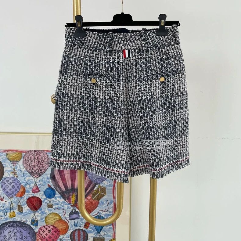 Thom Browne Thom Browne Gray Plaid Shorts Size 40 3 Size US 40 / EU 56 - 2 Thumbnail