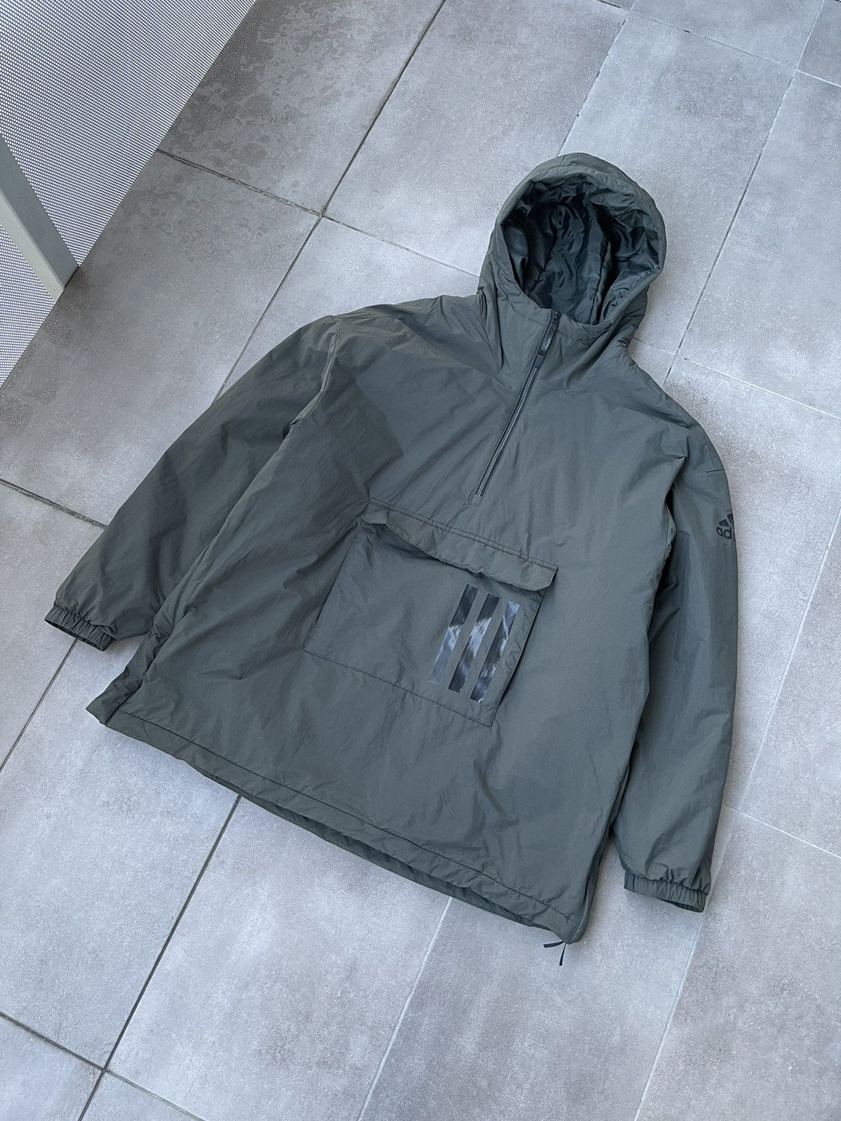 Adidas SS19 Adidas Multi Pocket Swamp Green Warm Anorak Jacket Size US XL / EU 56 / 4 - 2 Thumbnail