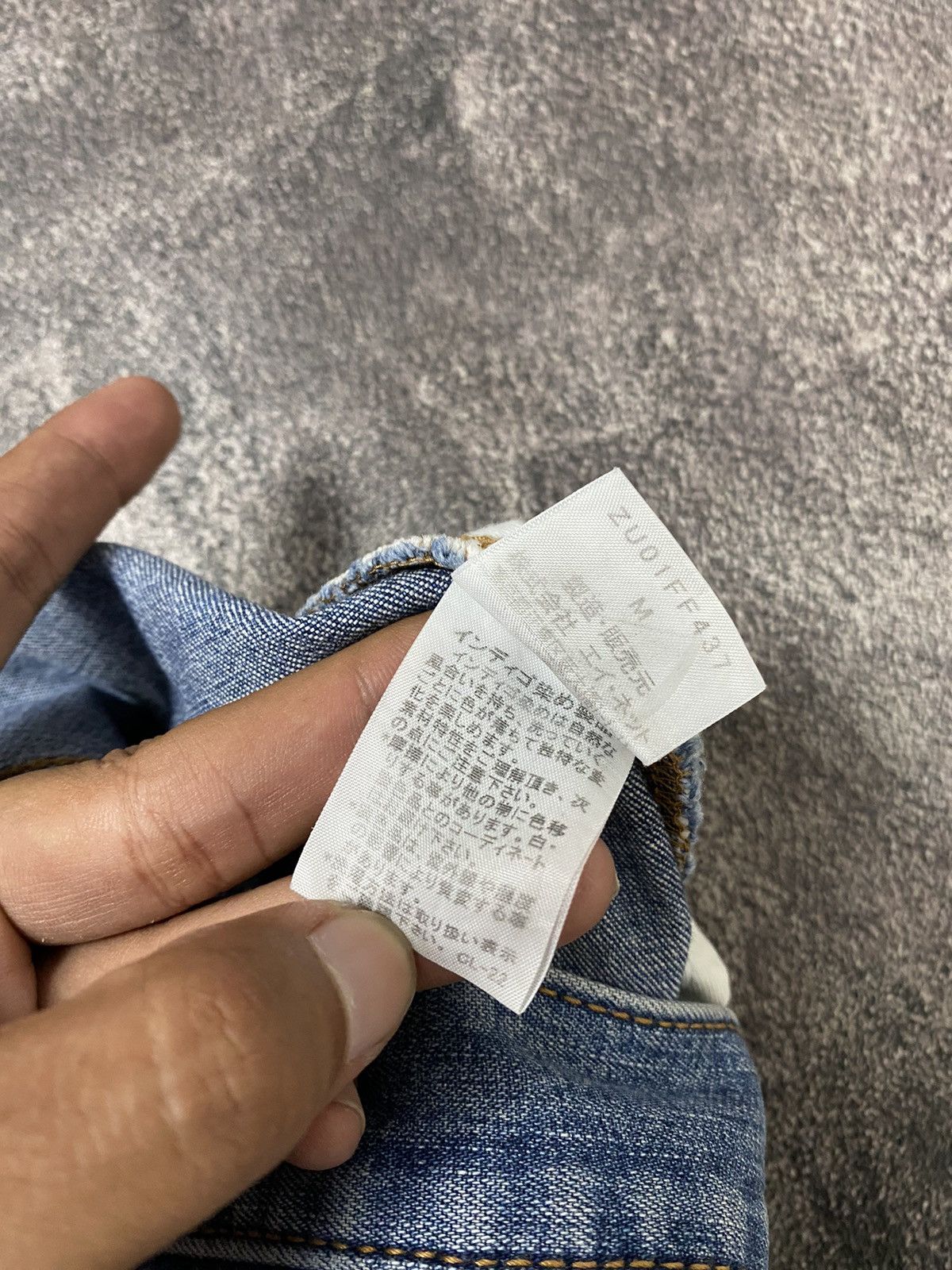 CABANE de ZUCCa × Vintage × Zucca Zucca Farmer Drop Crotch Indigo Dyed Denim Short Pants Size US 30 / EU 46 - 7 Thumbnail
