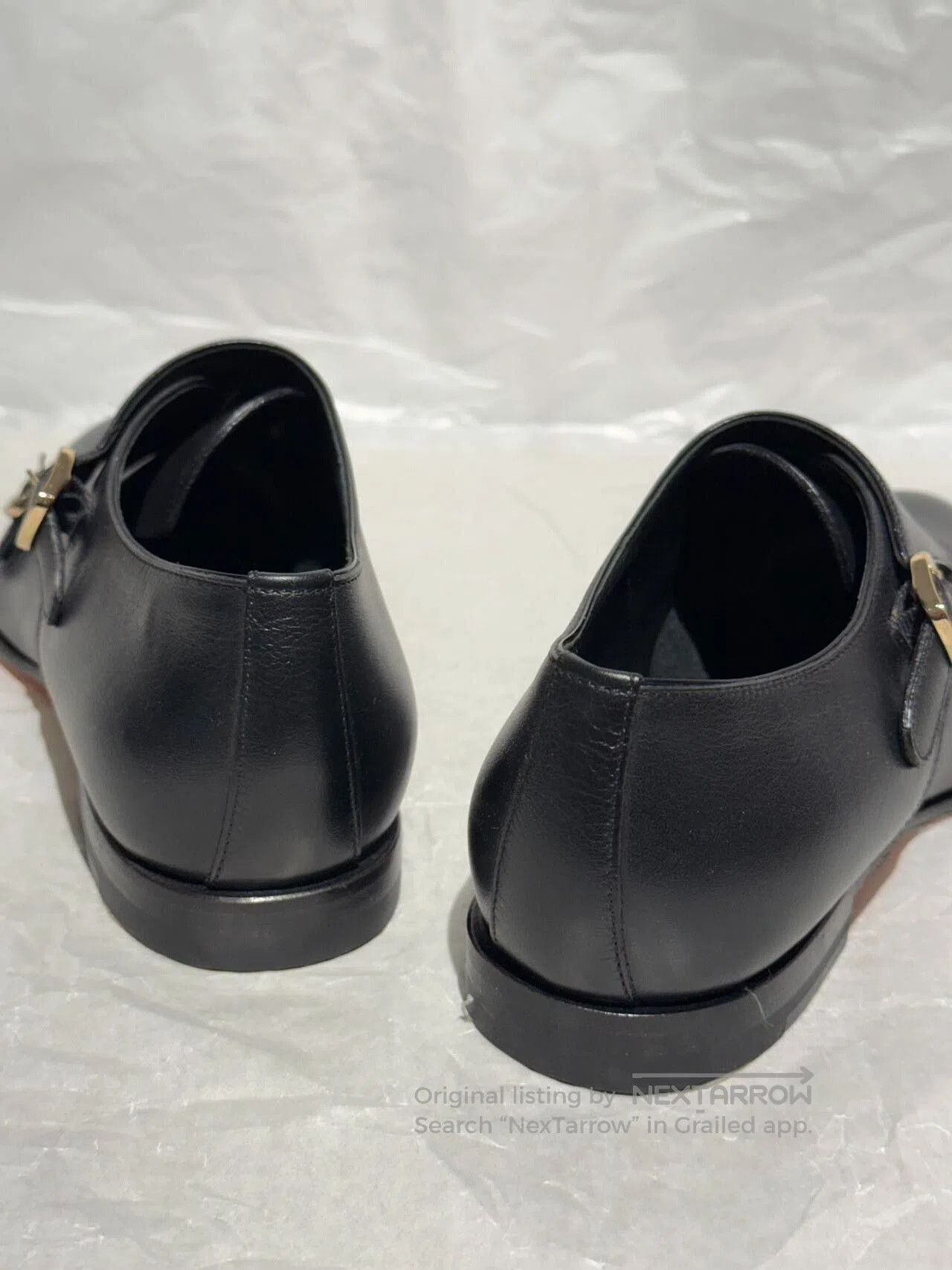 Santoni Santoni Black Monk Strap Shoes for Women. Size US 5 / IT 35 - 7 Thumbnail