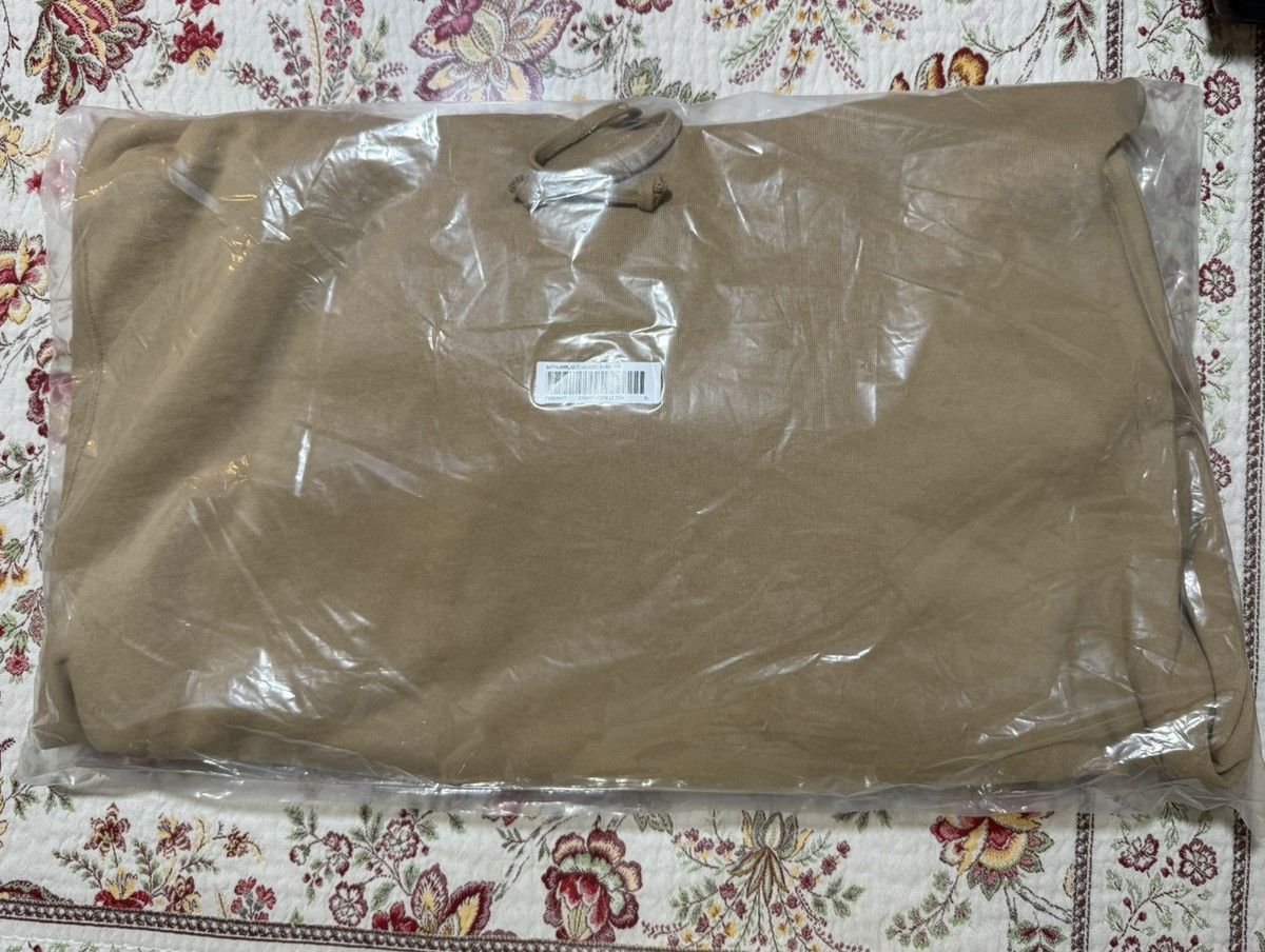 Supreme Supreme Satin Appliqué Hooded Sweatshirt Light Tan Hoodie XL Size US XL / EU 56 / 4 - 4 Thumbnail