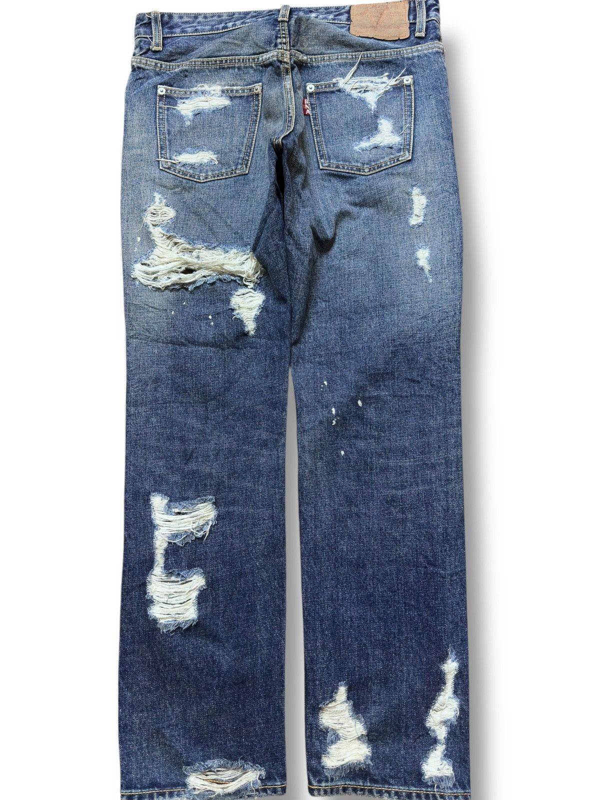 Hysteric Glamour Vintage RNA Ripped Grunge Distressed Denim Size US 32 / EU 48 - 4 Thumbnail
