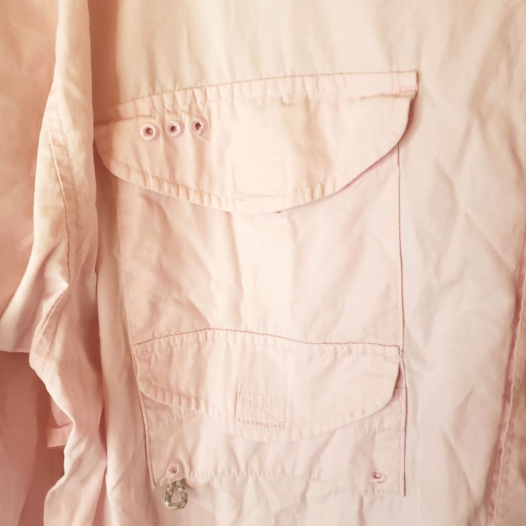 Pinko Columbia PFG Mens L Pink 100% Tactel Nylon Fishing Vented Long Sleeve Shirt Size US L / EU 52-54 / 3 - 5 Thumbnail