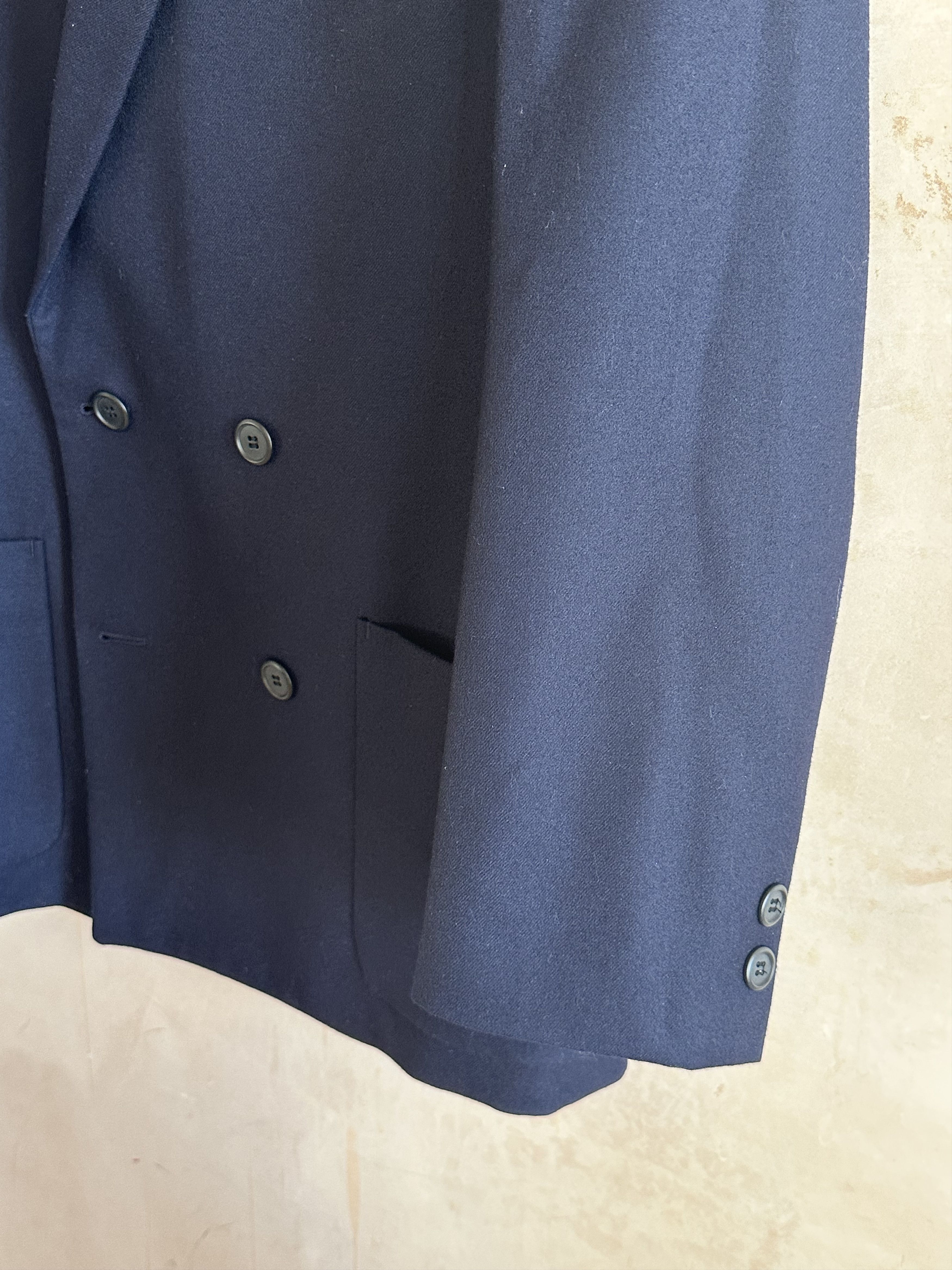 Yohji Yamamoto Yohji Yamamoto Navy Double Breasted Wool Jacket AW09 Railway Size US M / EU 48-50 / 2 - 5 Thumbnail