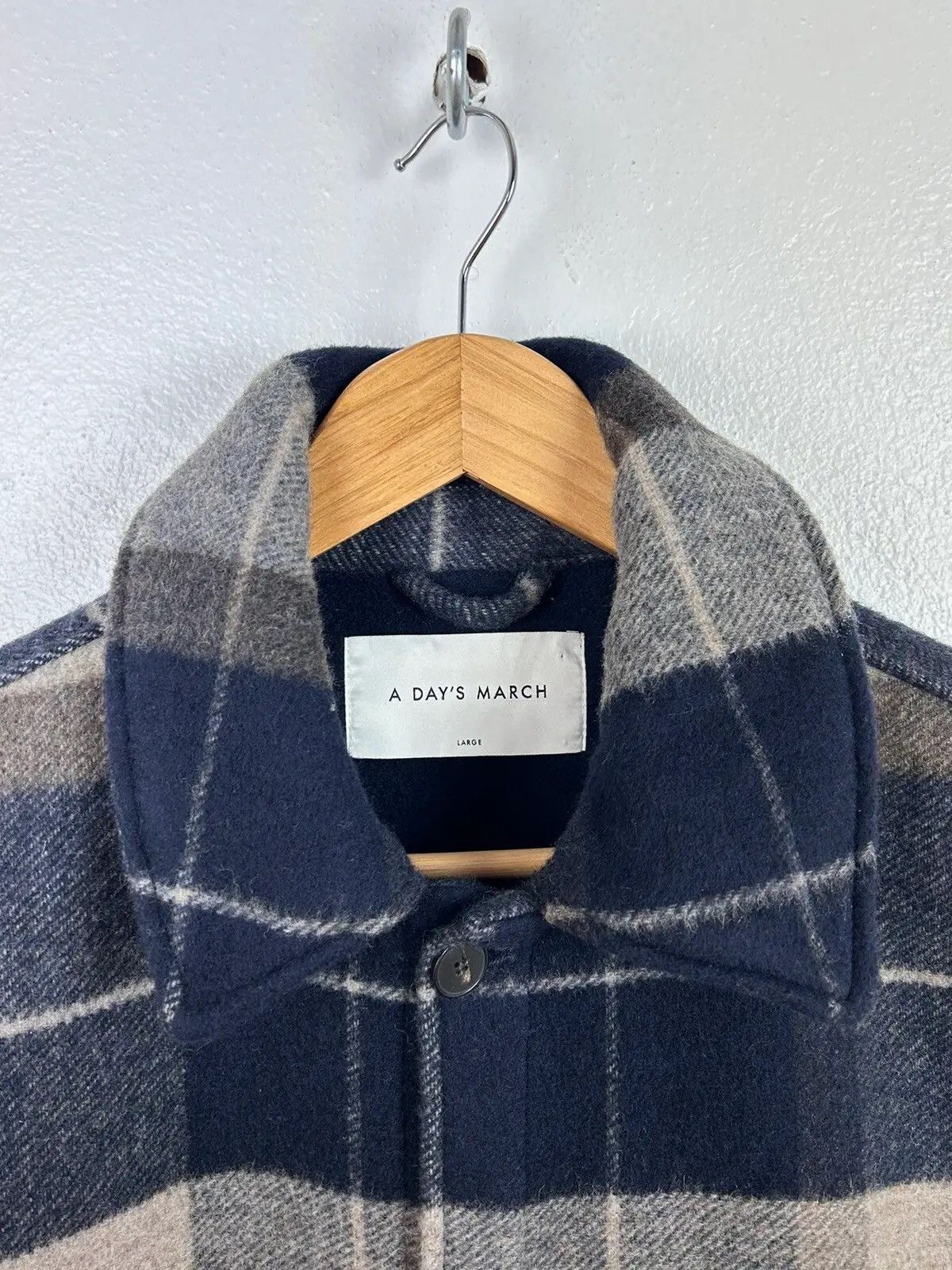 A Day's March A Day's March Epernay Checked Multicolor Wool Jacket Size US L / EU 52-54 / 3 - 5 Thumbnail