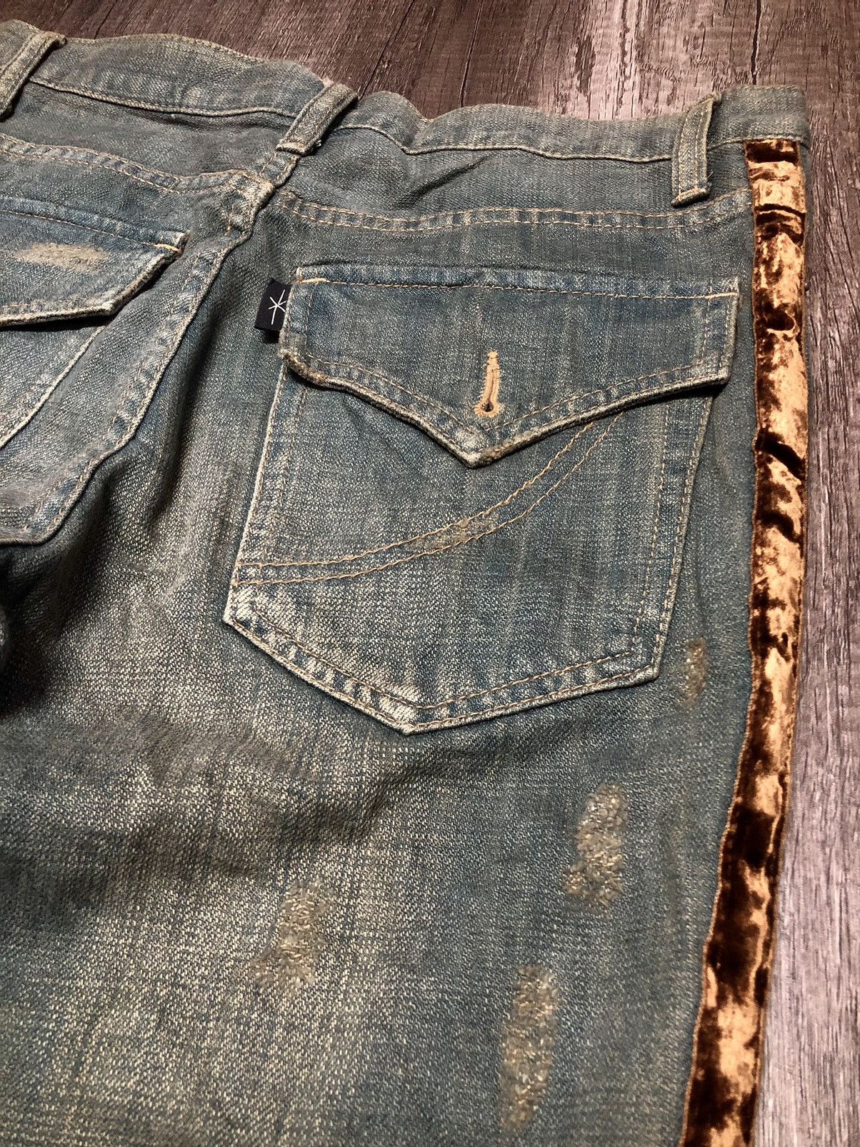 If Six Was Nine × Japanese Brand × Vintage Japanese Brand Traverse Distressed denim Jeans Size 30" / US 8 / IT 44 - 22 Thumbnail