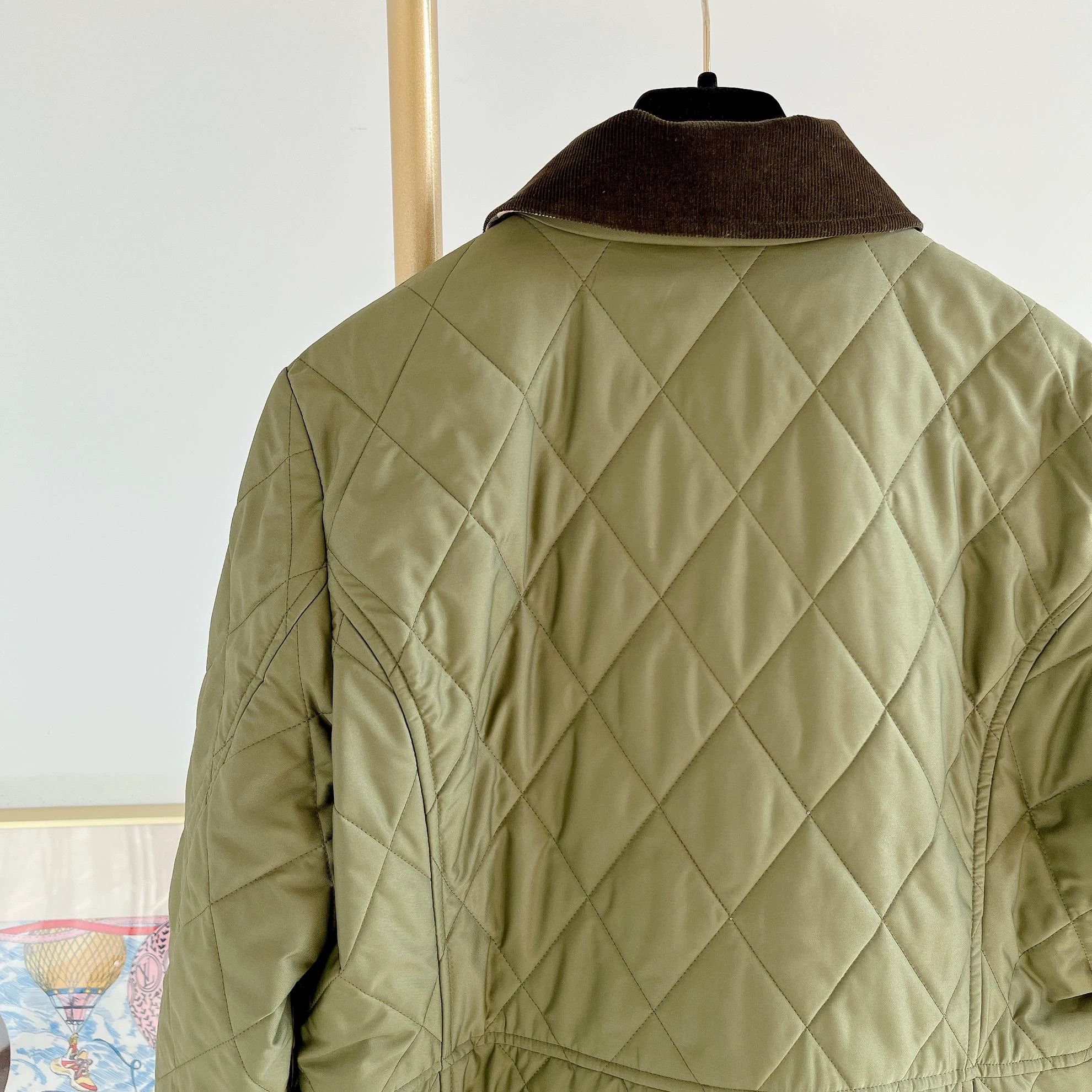 Burberry Burberry green cotton coat XL Size XL / US 12-14 / IT 48-50 - 6 Thumbnail