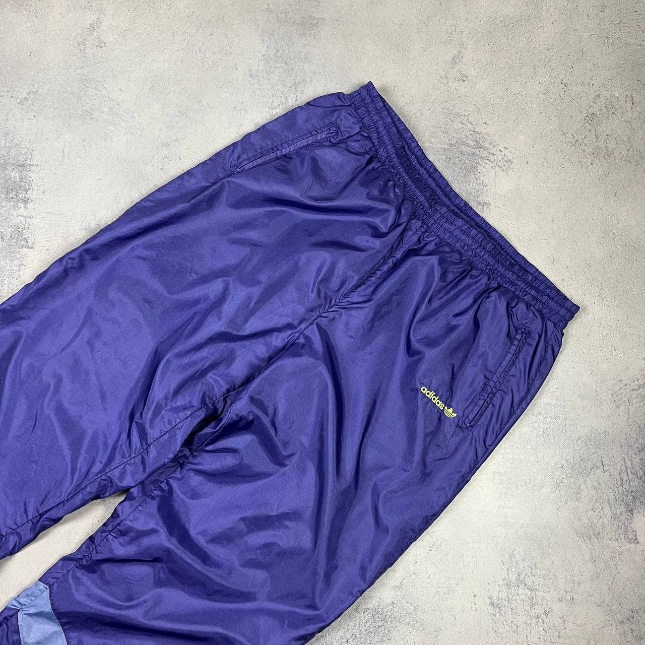 Adidas × Vintage Adidas vintage y2k nylon track suit jacket + pants 00’s Size US L / EU 52-54 / 3 - 5 Thumbnail