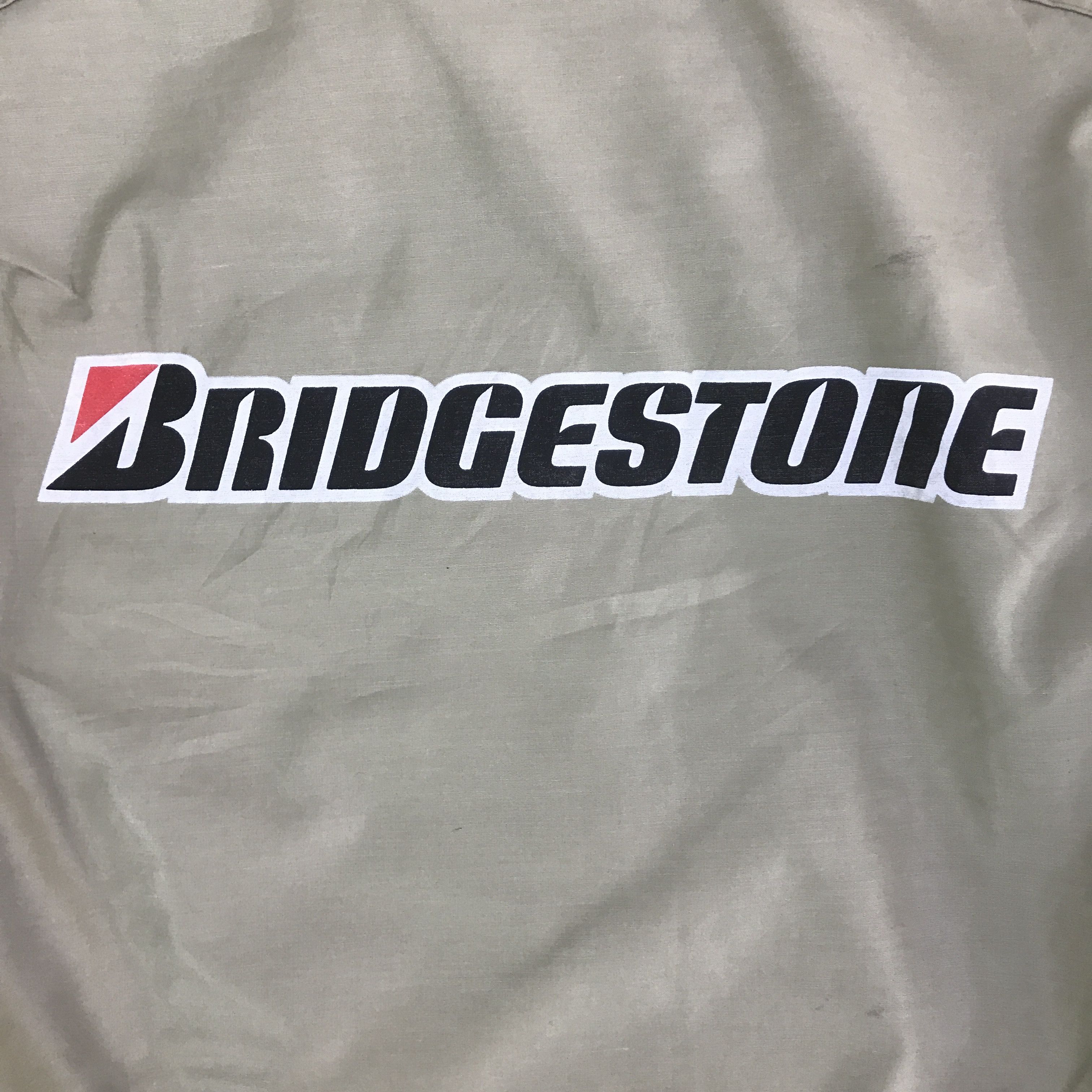 Japanese Brand VTG BRIDGESTONE RACING BOMBER JACKET K128B1 Size US L / EU 52-54 / 3 - 7 Thumbnail