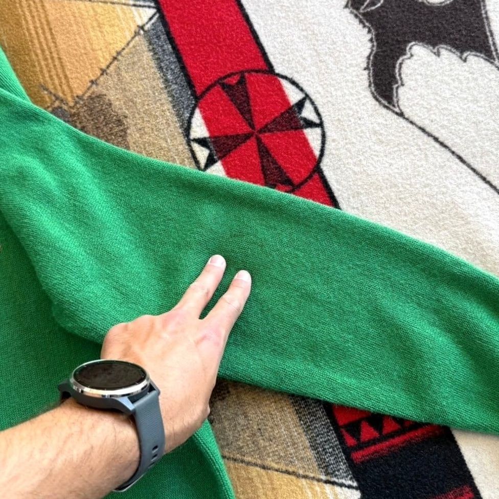 Vintage VINTAGE Sportswear Cardigan Sweater Adult L Green 80s Grunge Mens Size US L / EU 52-54 / 3 - 4 Thumbnail
