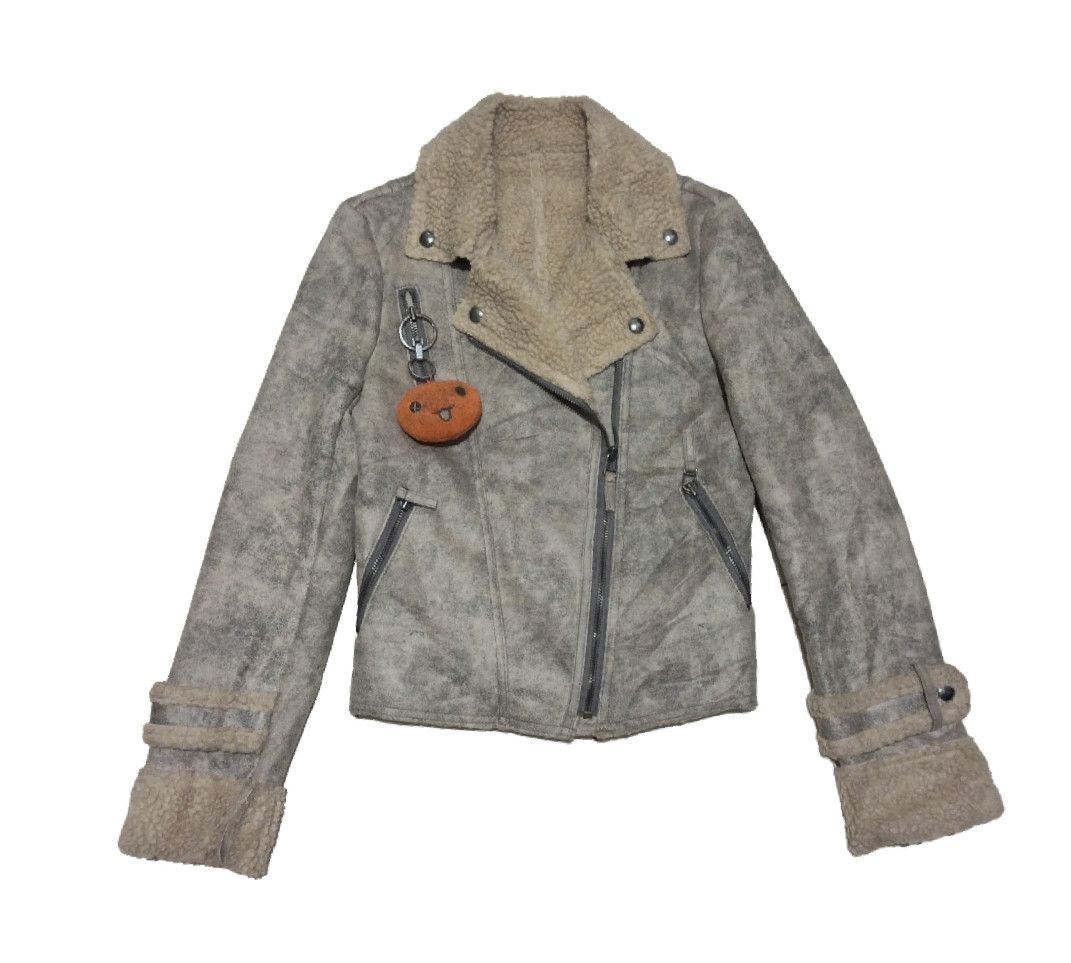 Biker Copper Leather Jacket IfSixWasNine L.G.B.Style