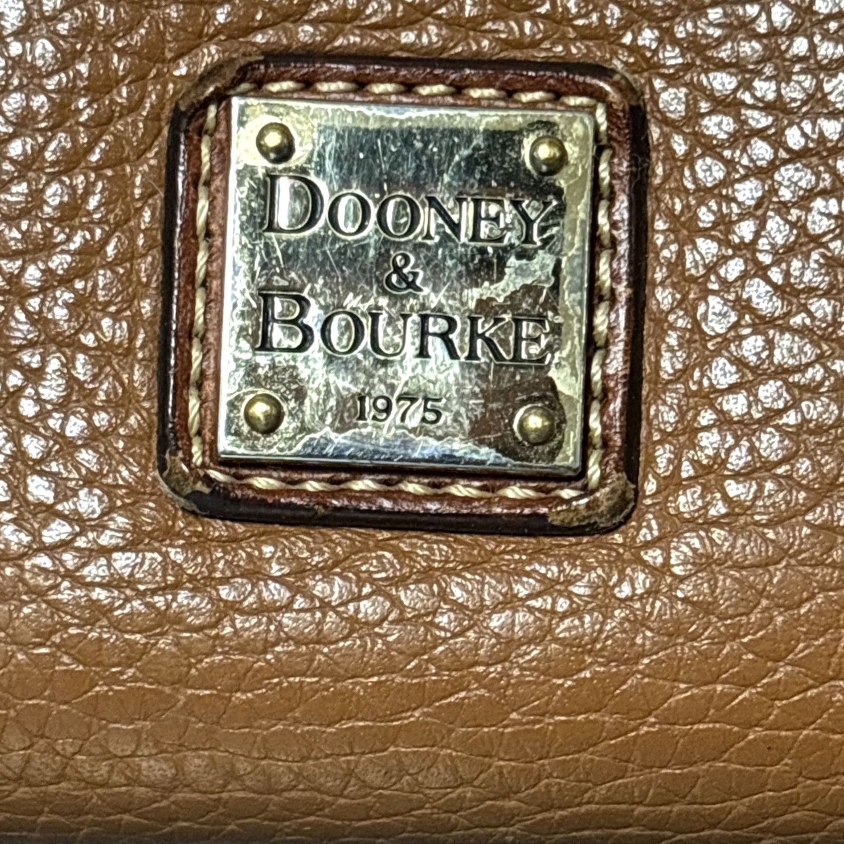 Dooney & Bourke Dooney & Bourke Piper Crossbody Pebble Leather Bag Caramel Tan Brown 11in 9in 4in Size ONE SIZE - 2 Thumbnail
