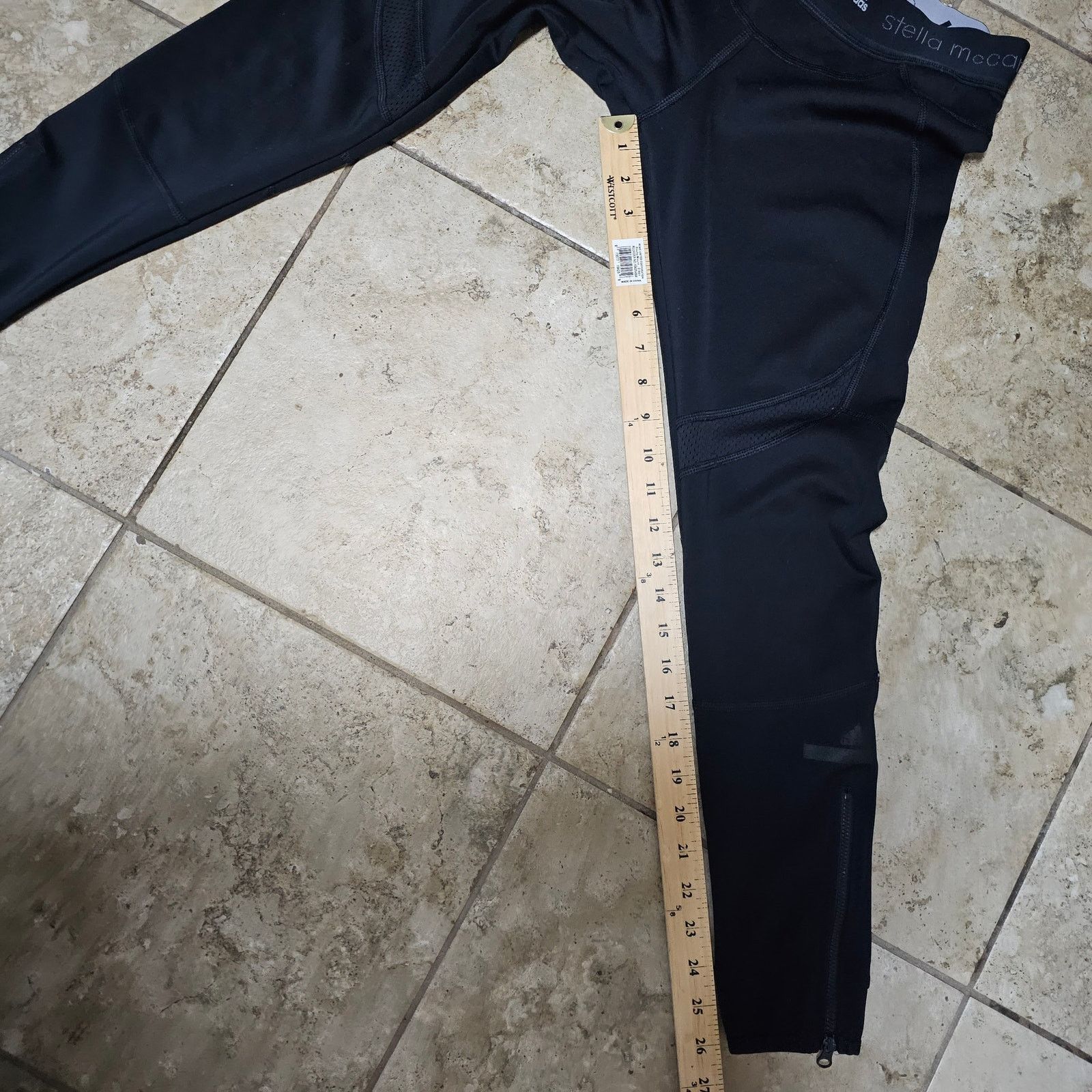Stella McCartney Stella McCartney Adidas Leggings 7/8 sz M - ALTERED Size 26" / US 2 / IT 38 - 13 Thumbnail