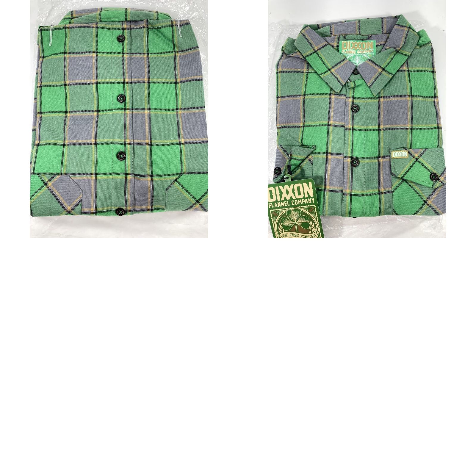 Vintage Dixxon Flannel Company Shirt Men 4XL Green Auld Pub Button Long Sleeve Plaid Regular Size Size US XXL / EU 58 / 5 - 9 Thumbnail