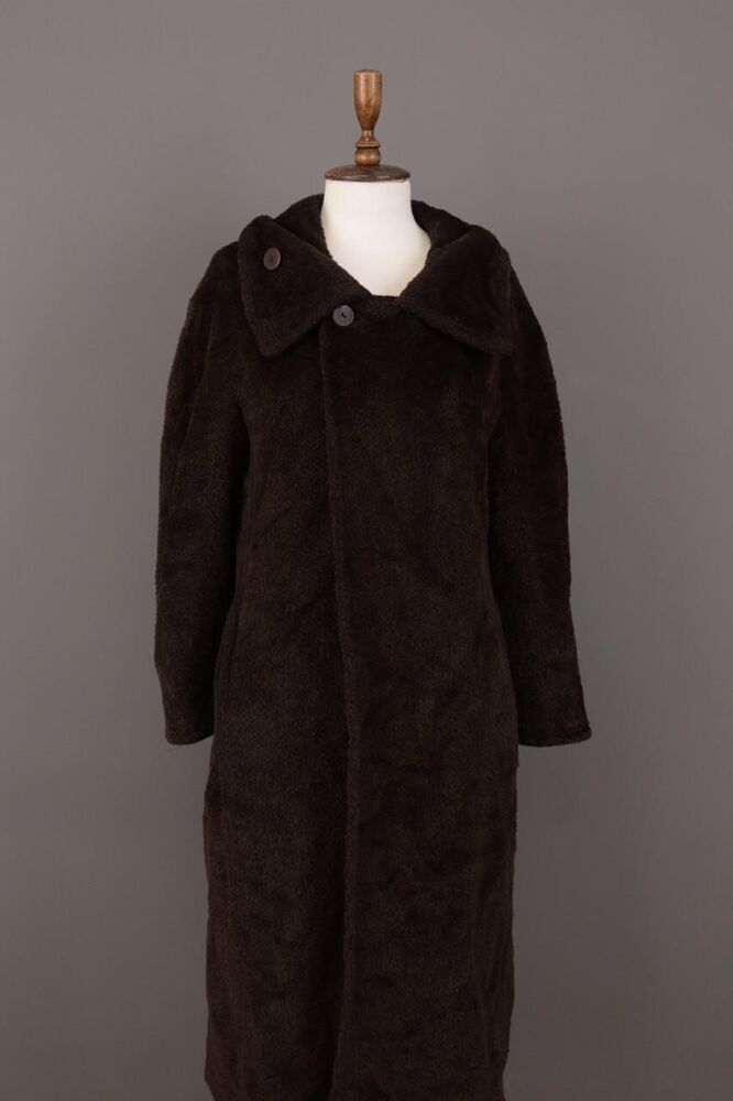 image of Avant Garde Max Mara Coat Jacket in Brown, Women's (Size Small)