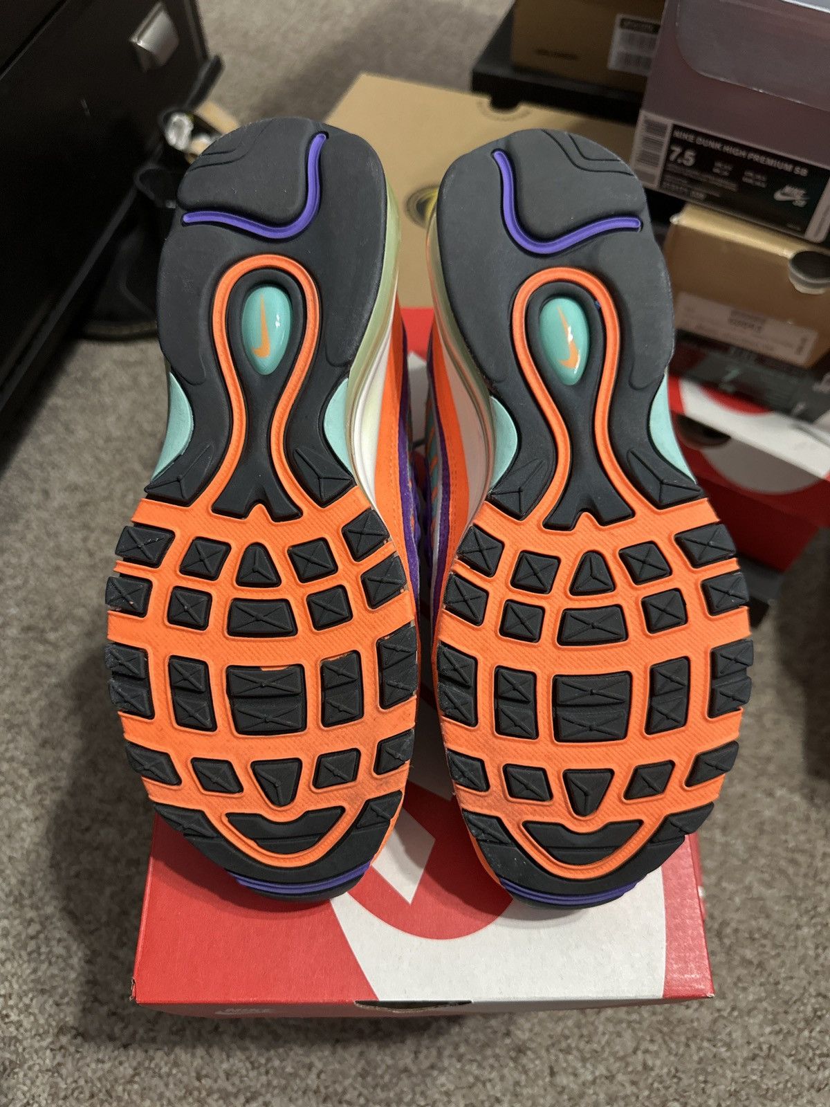 Nike Cone Orange Air Max 98 Size US 7.5 / EU 40-41 - 5 Thumbnail
