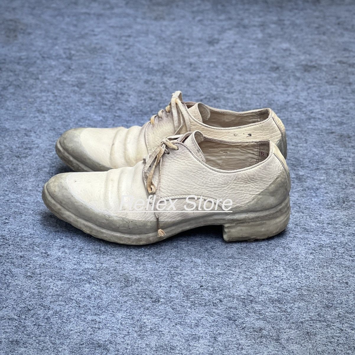 Carol Christian Poell Carol Christian Poell Cream Derby Shoe AM/2600LR Size US 9.5 / EU 42-43 - 6 Thumbnail