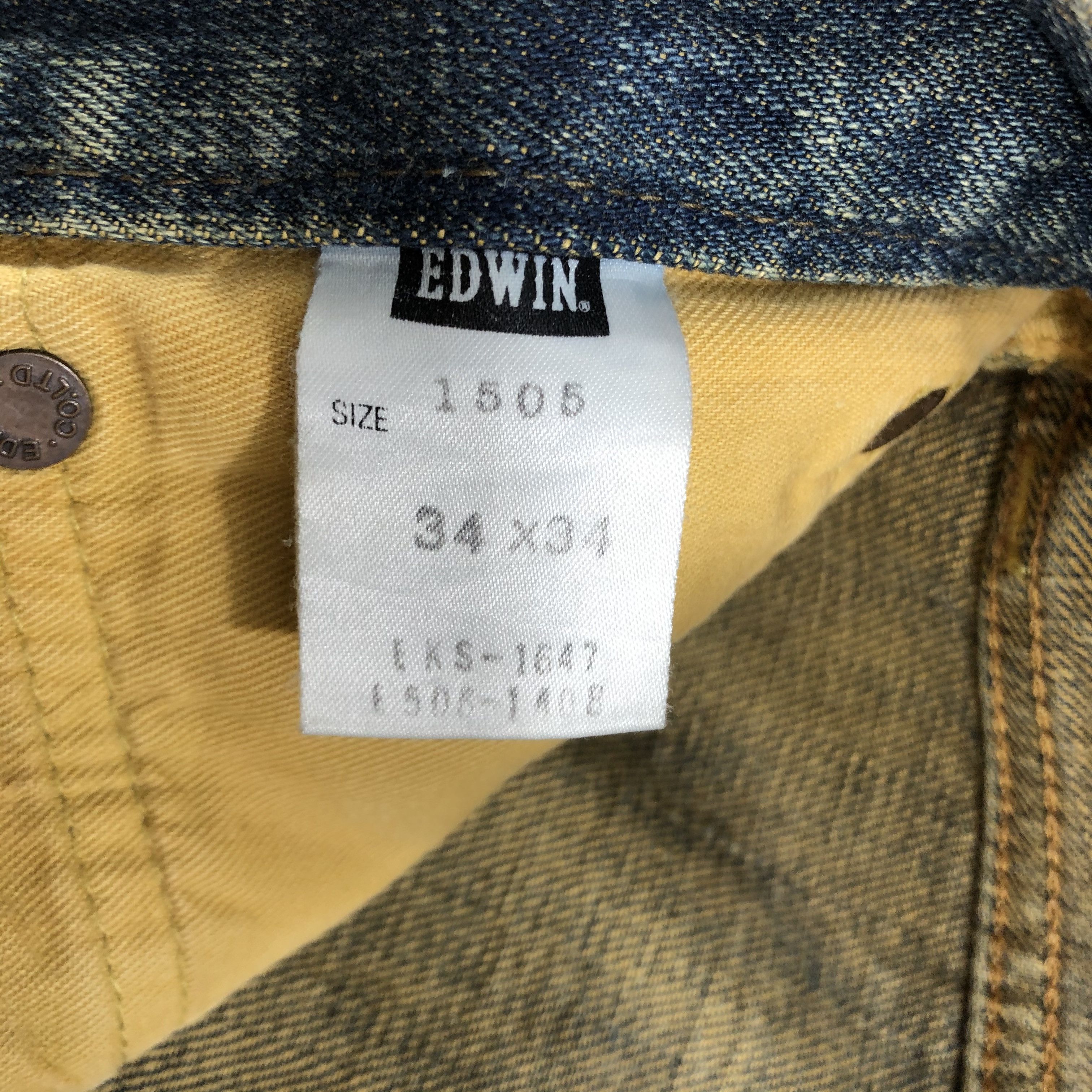 Edwin Vintage Edwin 505 Selvedge Jeans-JM3552 Size US 34 / EU 50 - 8 Thumbnail