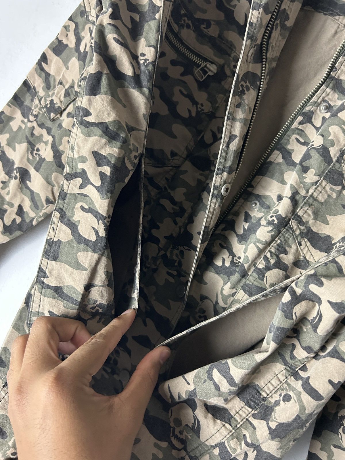 Codes Combine Codes Combine Skull Punk Design Army Jacket - number nine Size US L / EU 52-54 / 3 - 8 Thumbnail