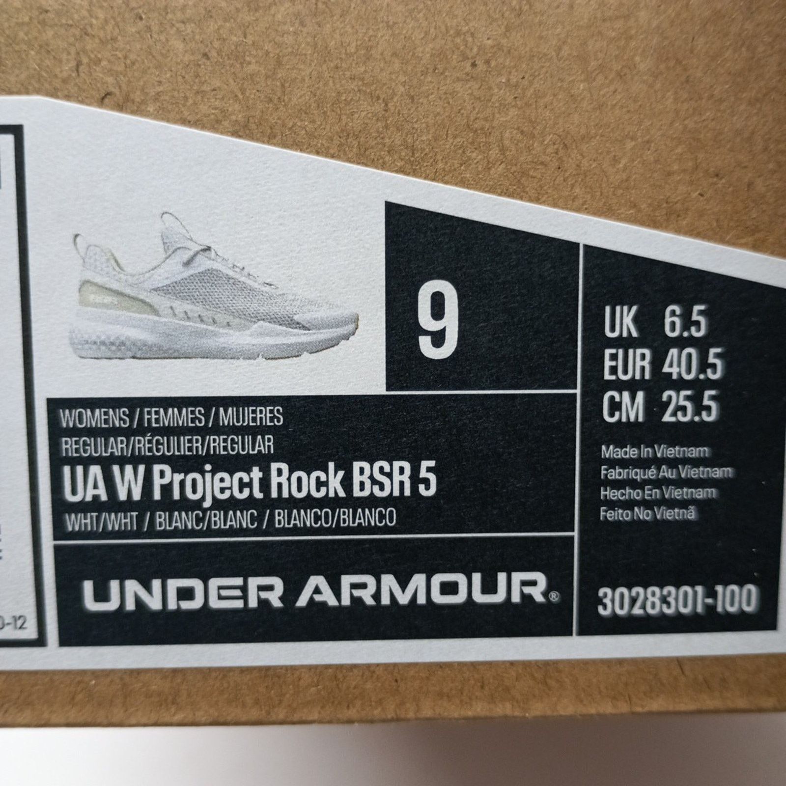 Under Armour Under Armour Project Rock BSR 5 UA Shoes Women Size 9 White Size US 9 / IT 39 - 8 Thumbnail