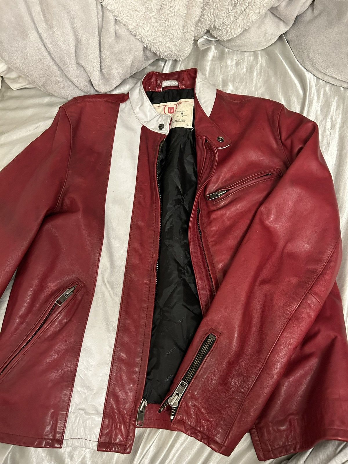 Gap × Vintage Vintage Gap moto jacket | Grailed