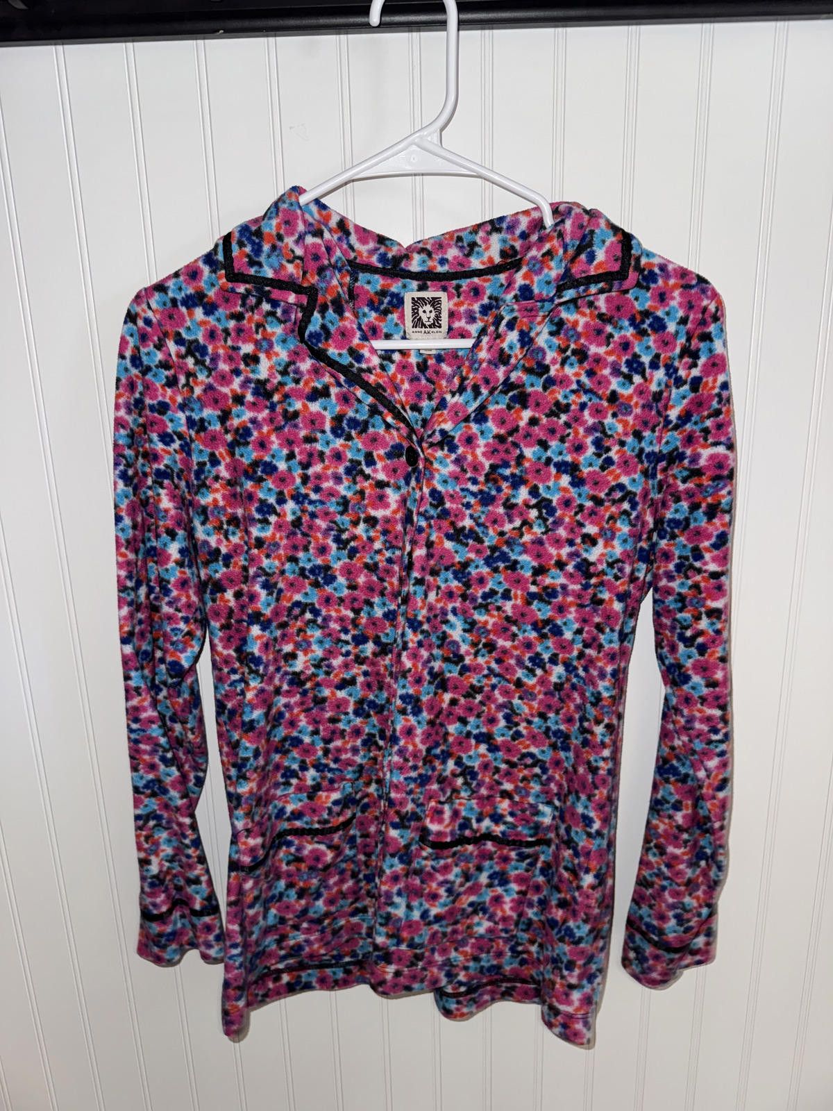 Other Anne Akklein Floral Print Fleece Hoodie Medium Size M / US 6-8 / IT 42-44 - 1 Thumbnail