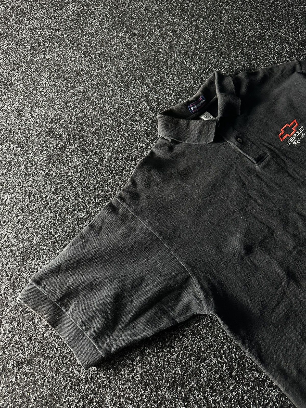 Chevrolet × Fruit Of The Loom 80s FRUIT OF THE LOOM CHEVROLET Chevy Vintage Polo RARE Size US XL / EU 56 / 4 - 5 Thumbnail