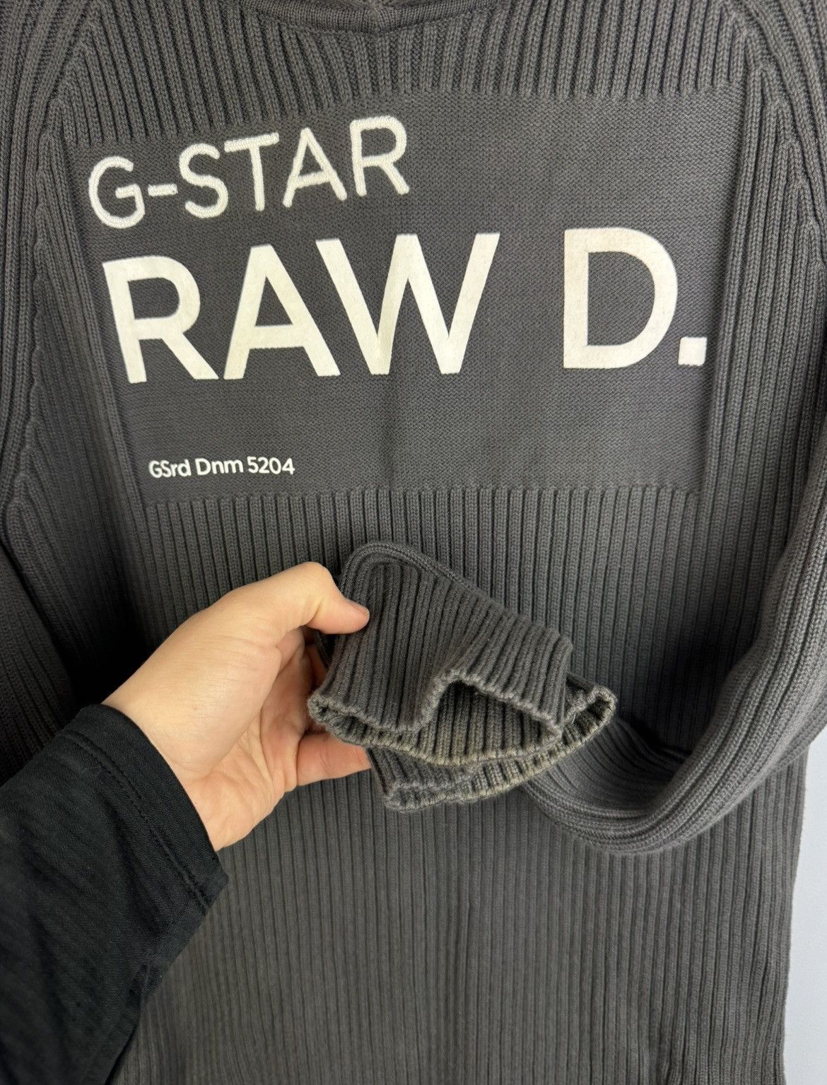 G-Star G-Star Raw Terrain Hooded Knit Sweater Rare Size XL Size US XL / EU 56 / 4 - 5 Thumbnail