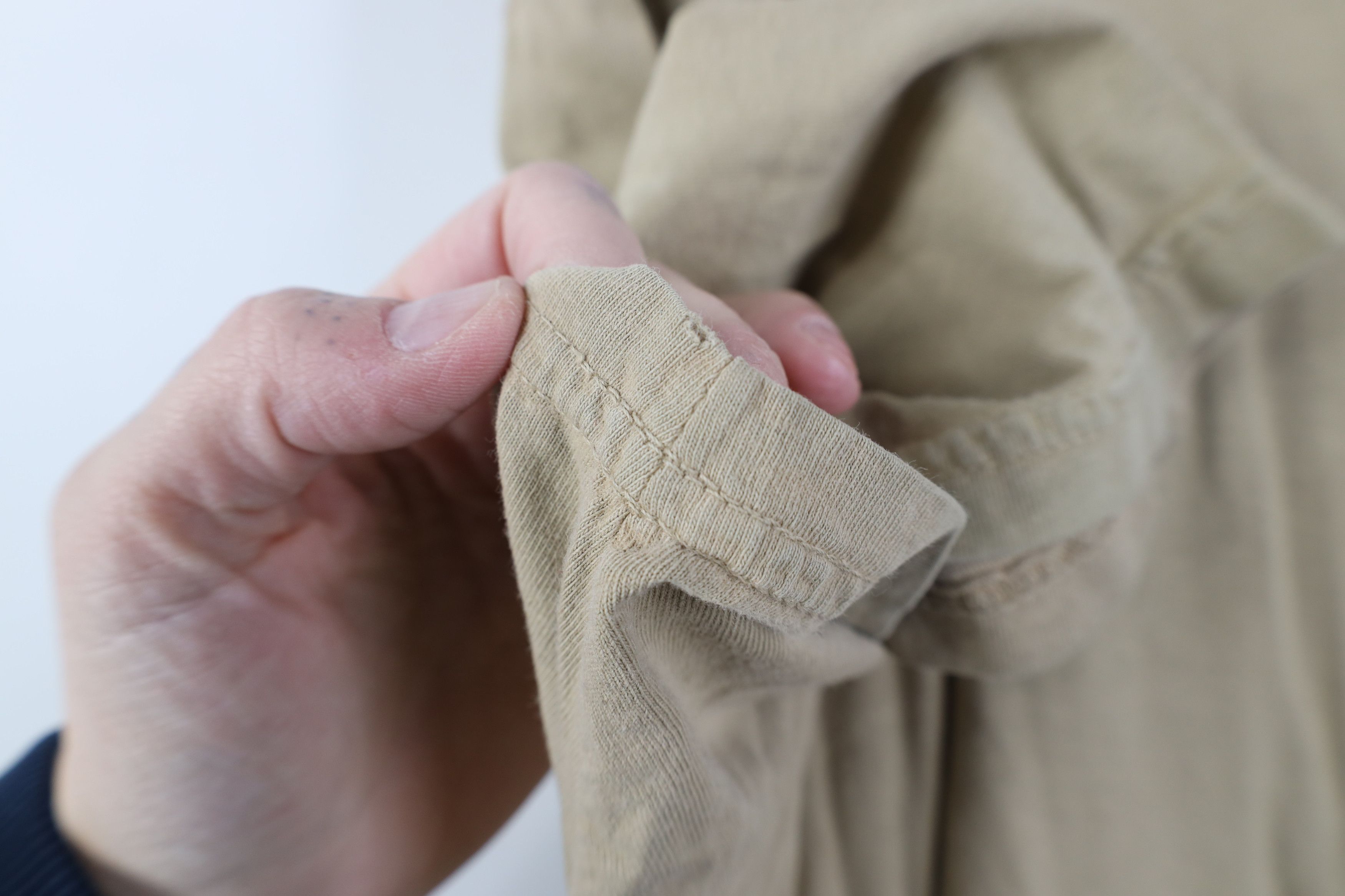 Ralph Lauren Vintage 90s Ralph Lauren Short Sleeve T-Shirt Beige Cotton Size US XL / EU 56 / 4 - 10 Thumbnail