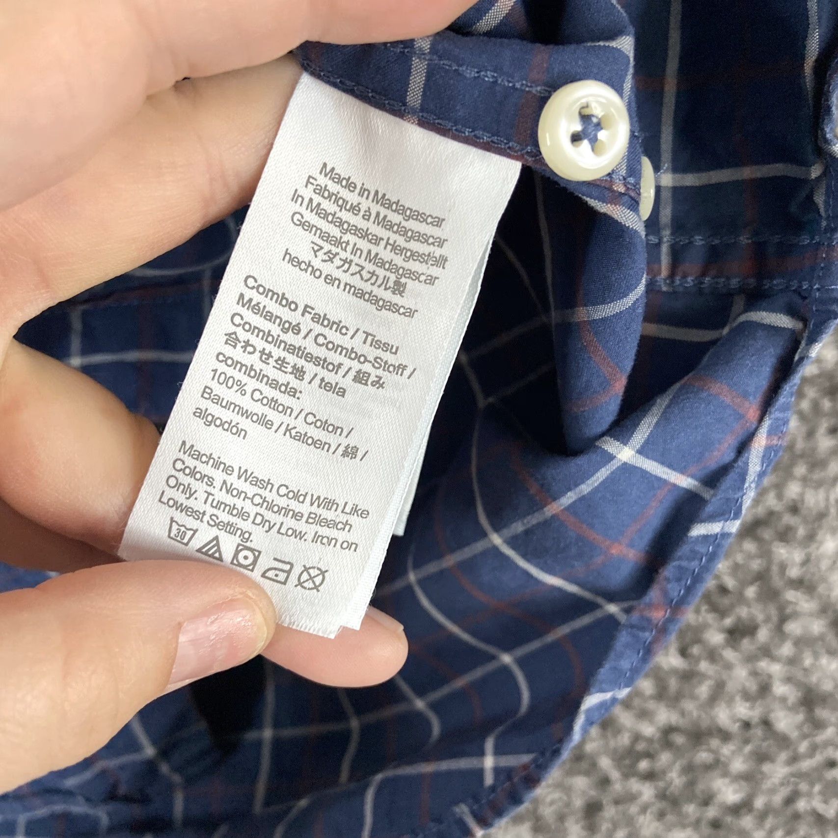 J.Crew J.CREW Men's Long Sleeve Blue Plaid Button-Up Shirt Size M Size US M / EU 48-50 / 2 - 7 Thumbnail