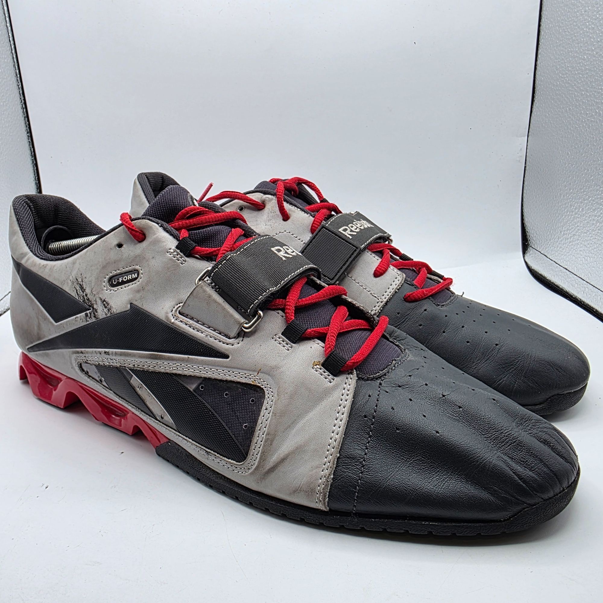 Reebok Reebok Crossfit Mens Size 15 Gray Black Weightlifting Shoes Size US 15 / EU 48 - 1 Thumbnail