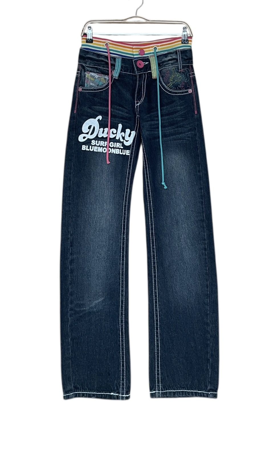 Japanese Brand × Vintage Vintage Japanese Brand Blue Moon Blue Jeans 2000s Size US 26 / EU 42 - 1 Thumbnail