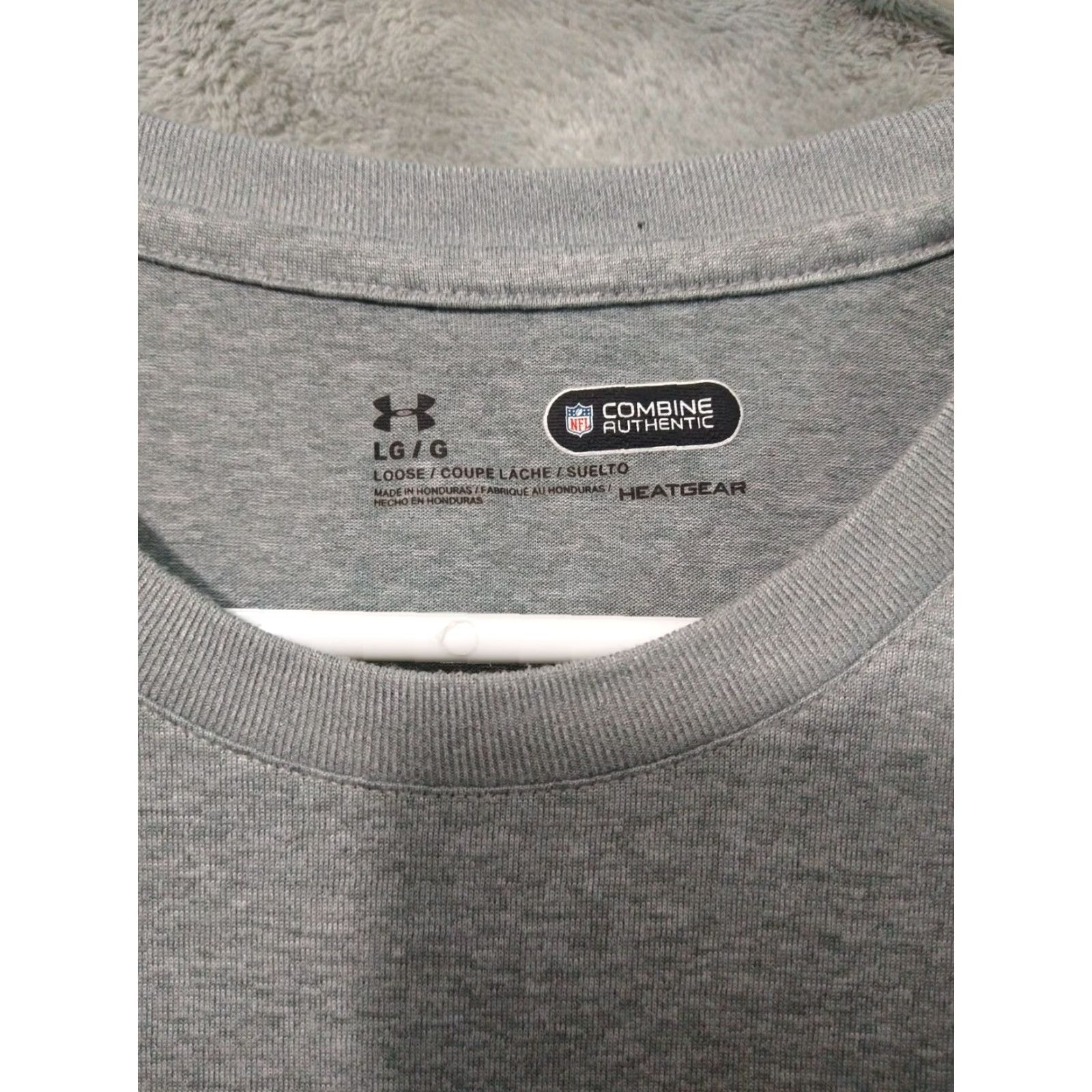 Under Armour Under Armour Shirt Mens L Gray Philadelphia Eagles Short Sleeve HeatGear Size US L / EU 52-54 / 3 - 5 Thumbnail