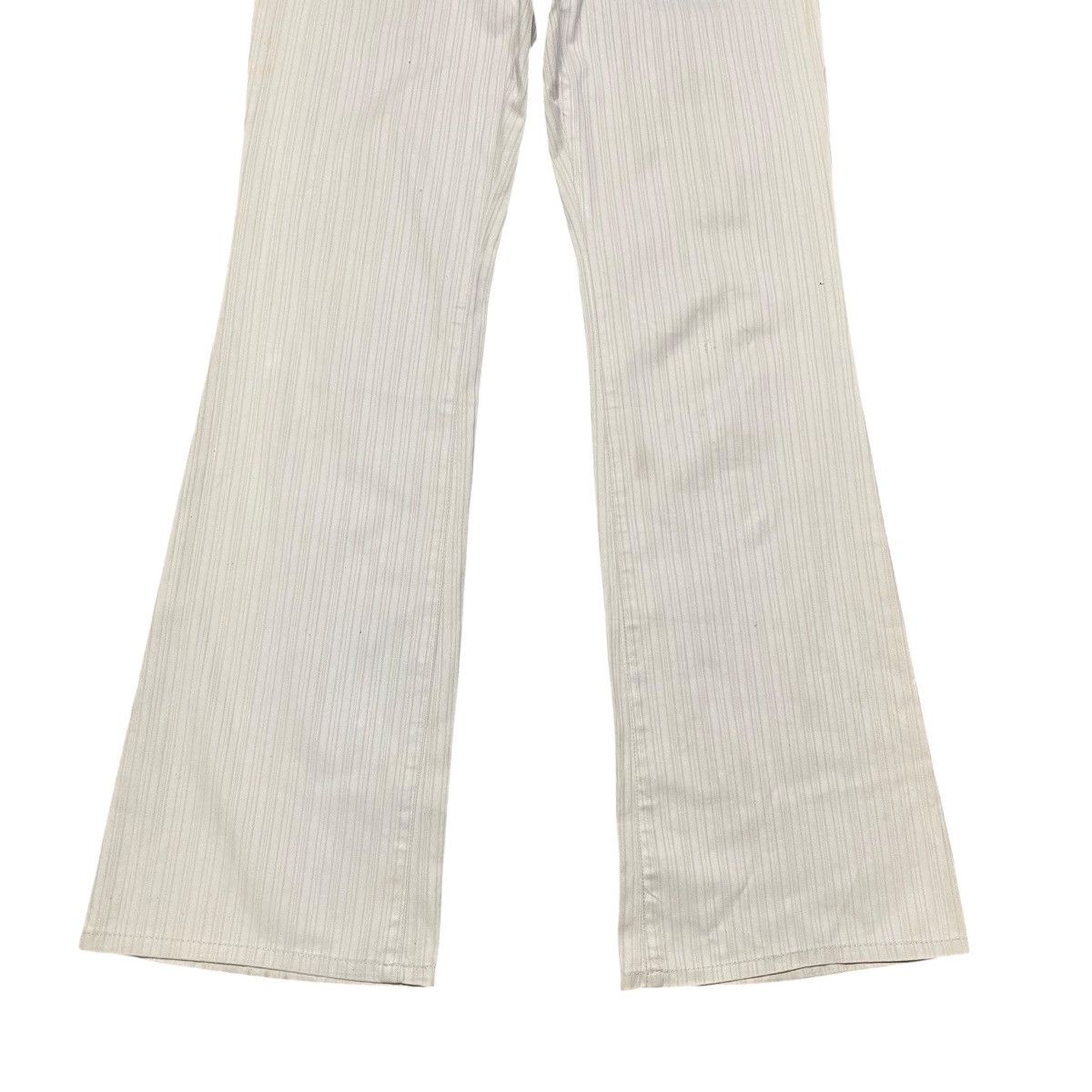Japanese Brand Tornado mart Striped Flare Jeans Size 26" / US 2 / IT 38 - 7 Thumbnail