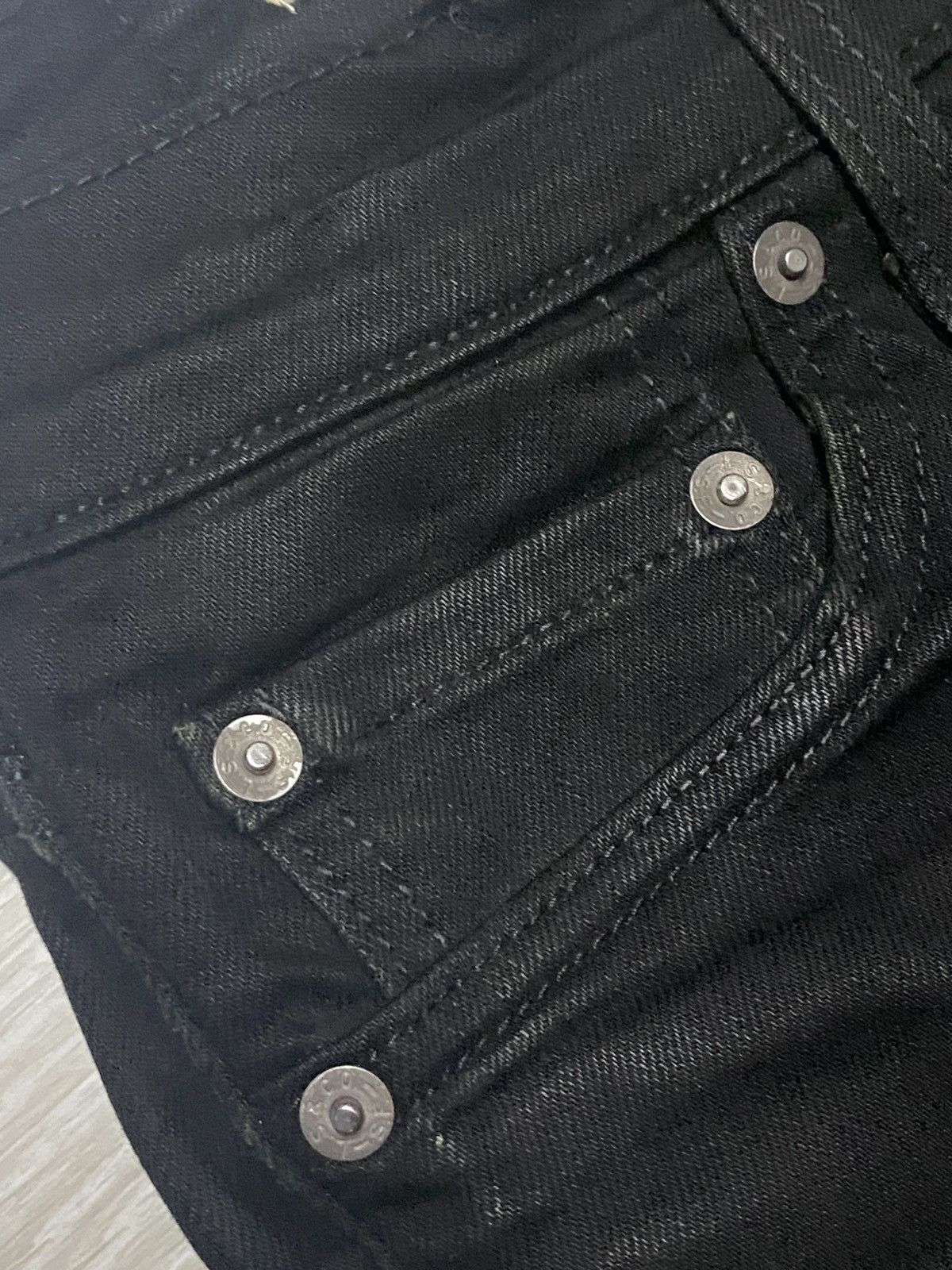 Levi's Levis 511 Black Denim Y2K Stretch Jeans Size US 29 - 7 Thumbnail