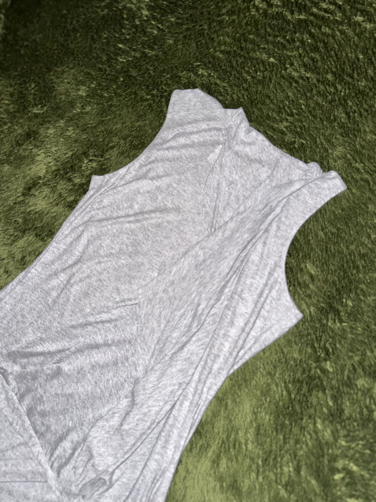 MM6 [S] MM6 Maison Margiela Sleeveless Draped Top Melange Grey Size S / US 4 / IT 40 - 7 Thumbnail