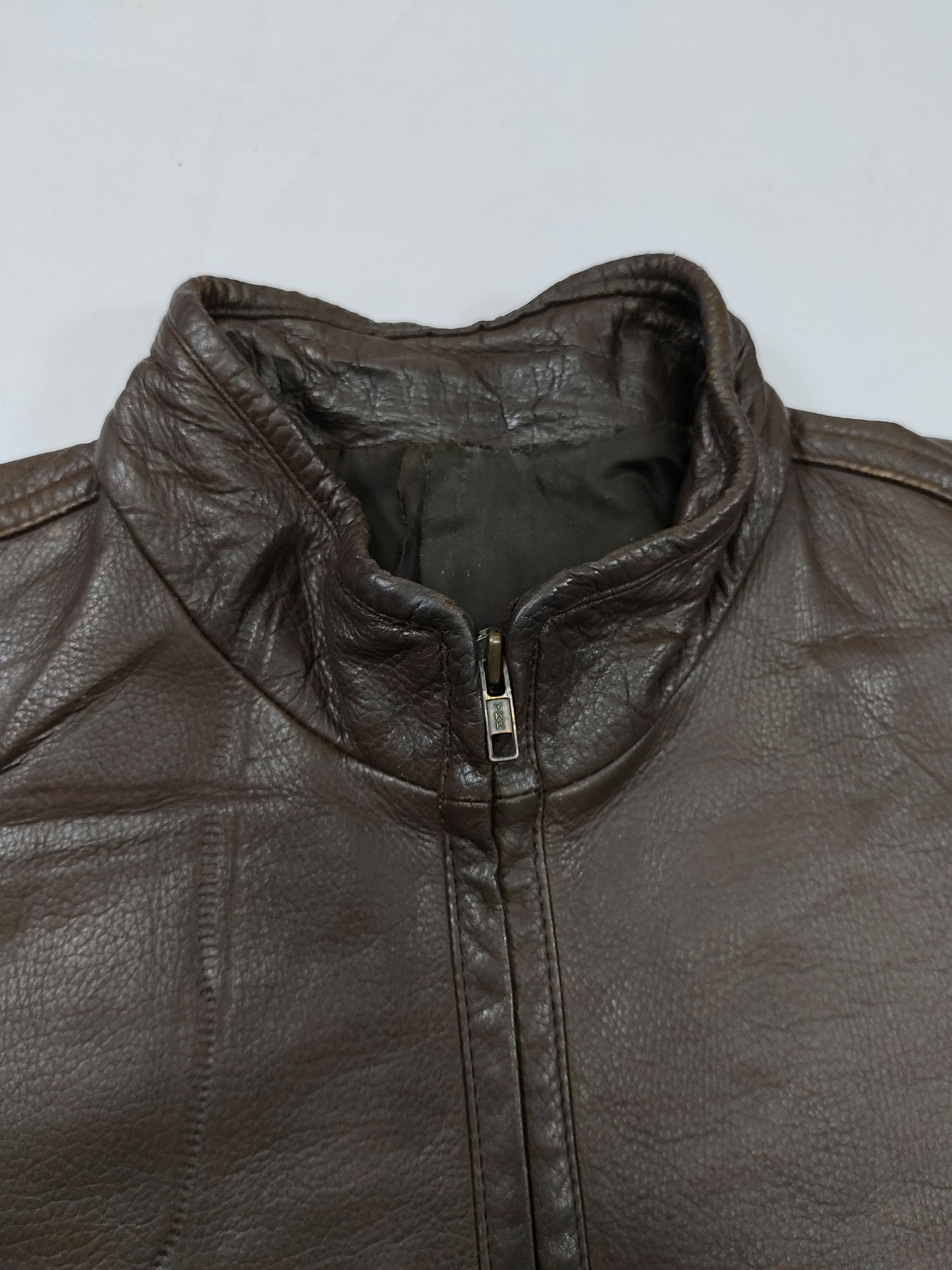Issey Miyake ARCHIVE📕80s Issey Miyake DUETRIO Leather Flying Design Size US L / EU 52-54 / 3 - 8 Thumbnail
