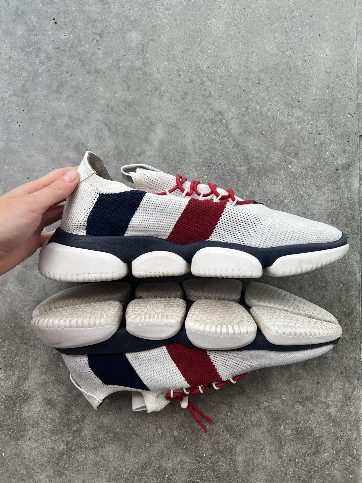 Moncler Moncler Designer Luxury Sneakers Rare Low-Top high end Size US 11 / EU 44 - 8 Thumbnail