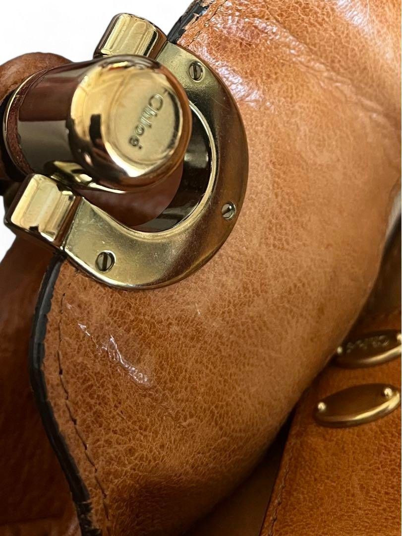 Chloé - Eloise vintage brown leather handbag shoulder bag